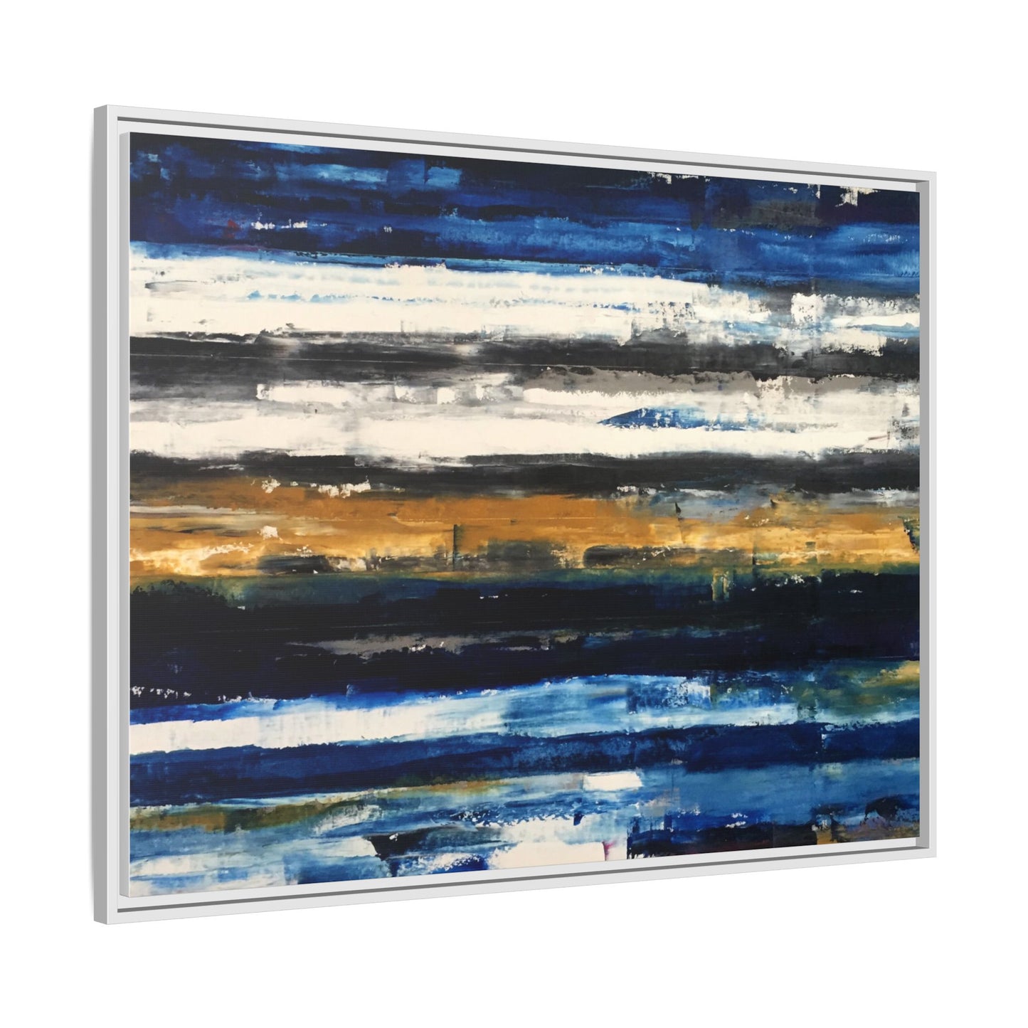 Tiny Buddha by Todd Williamson Framed Matte Canvas Abstract  Wall Art