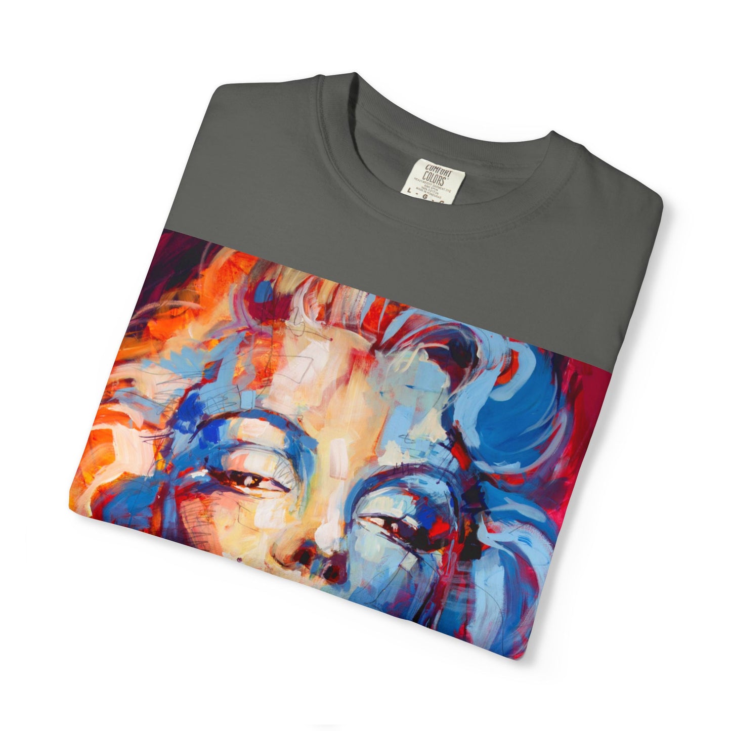 Artistic Pop Portrait T-Shirt — Colorful Marilyn-Inspired Graphic Tee
