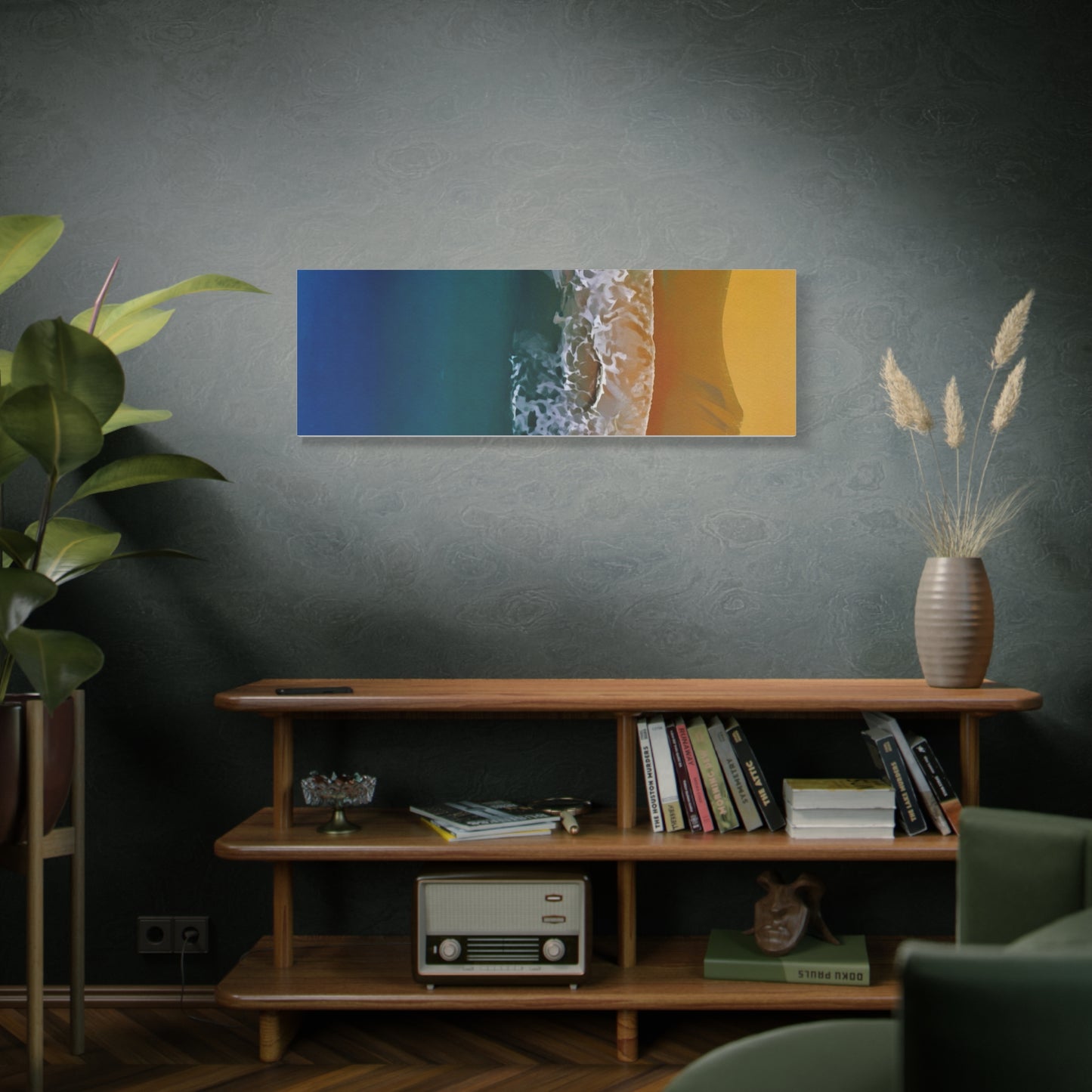 Coastal Waves Matte Canvas Print — Ocean Beach Wall Art