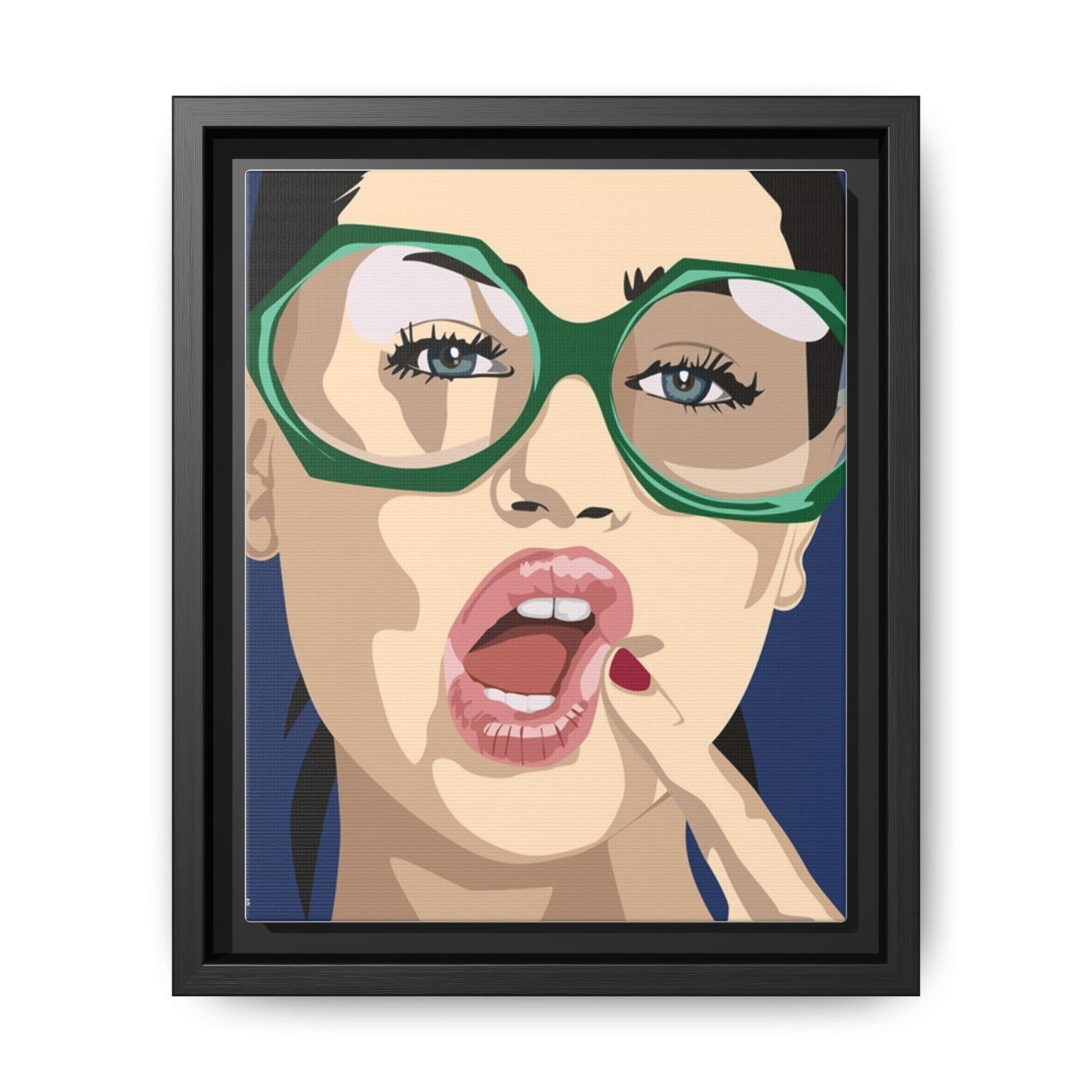 Vivid 2 by Orit Fuchs Matte Canvas Framed Wall Art