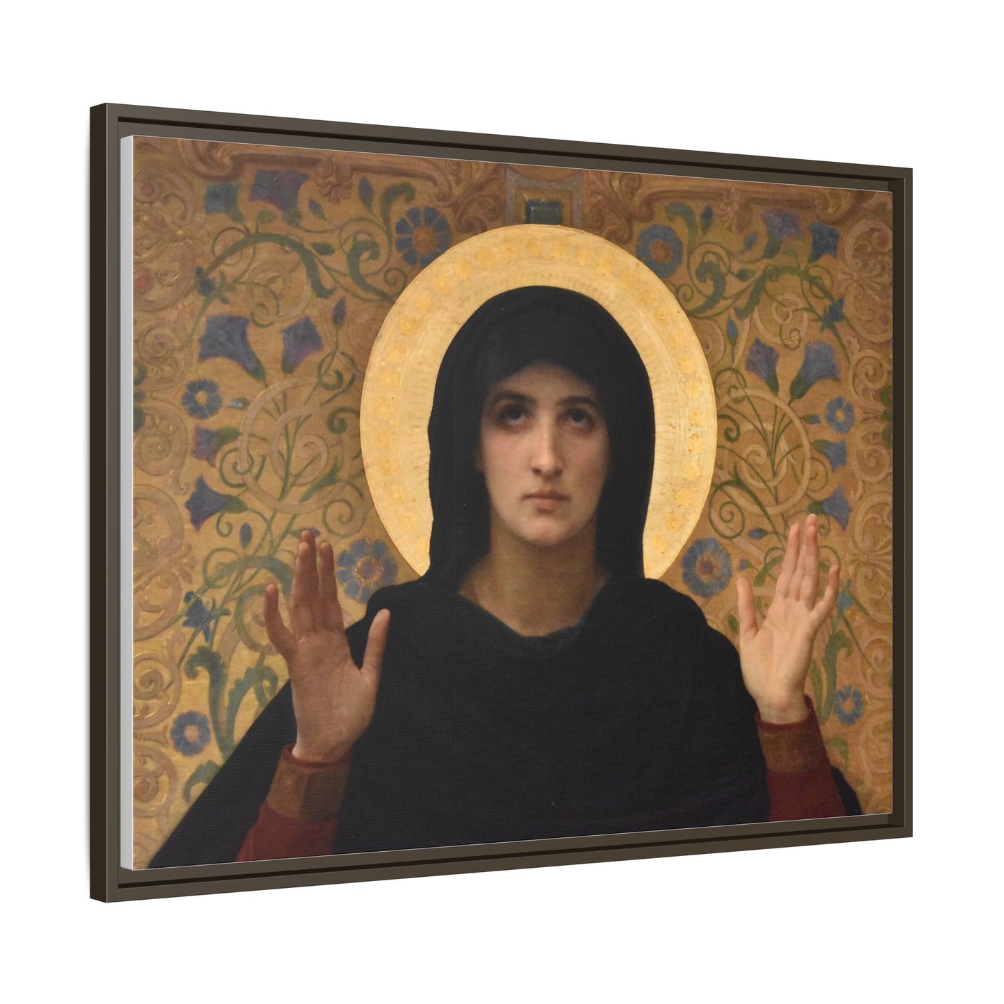 La Vierge consolatrice by William Adolphe Bouguereau Framed Matte Canvas Wall Art