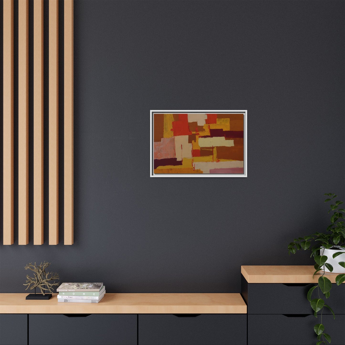 Tableau Confusion by Nicolae Calancea Framed Canvas Wall Art Print