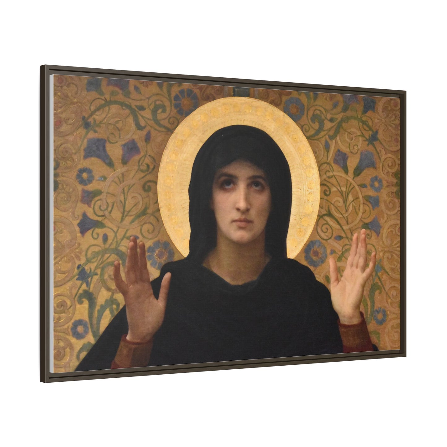 La Vierge consolatrice by William Adolphe Bouguereau Framed Matte Canvas Wall Art
