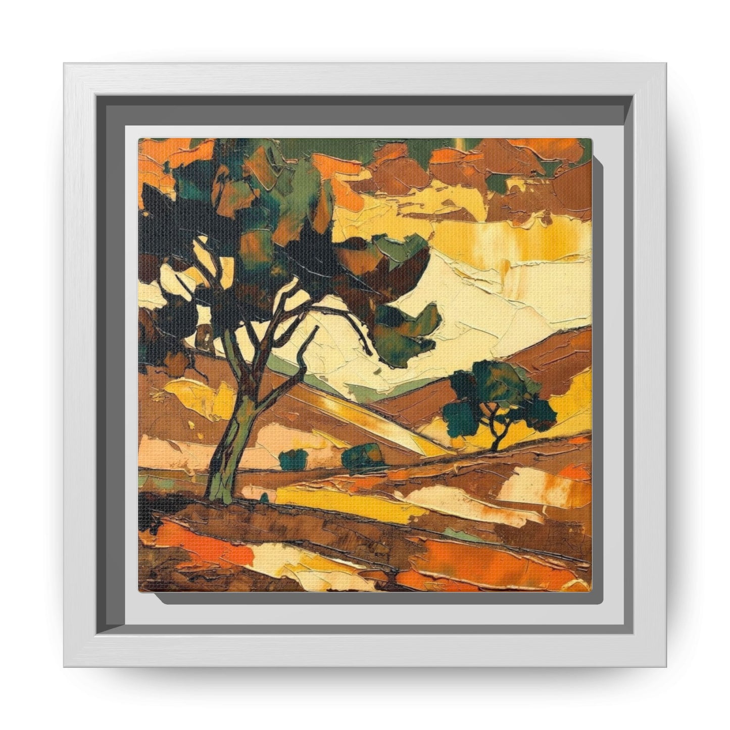 Framed Matte Canvas Landscape Art Print