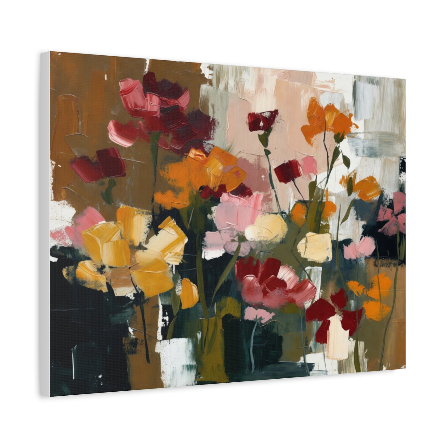 Flowers Matte Canvas, Stretched, 1.25"