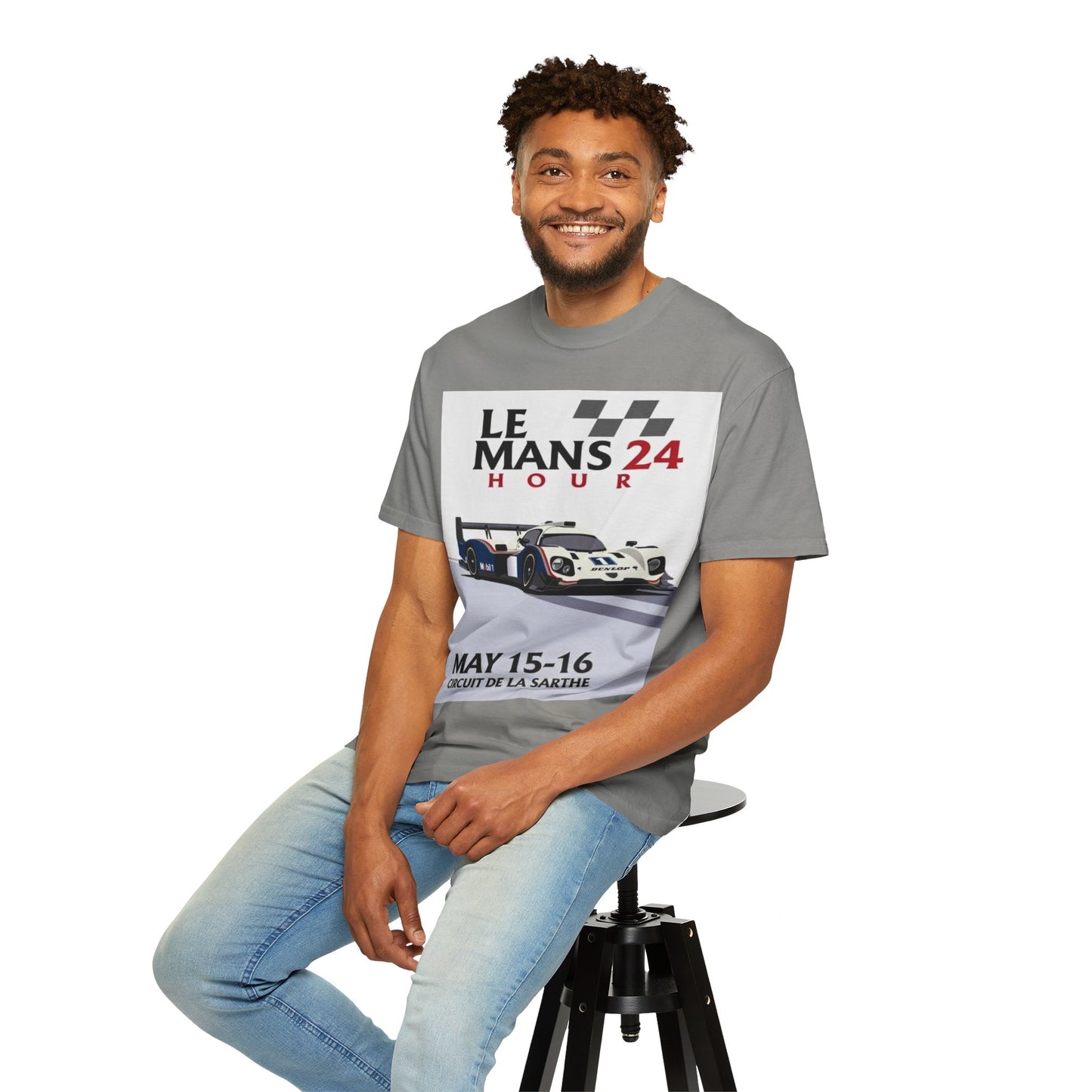 Le Mans 24 Hour Racing Poster T-Shirt — May 15-16 Circuit de la Sarthe