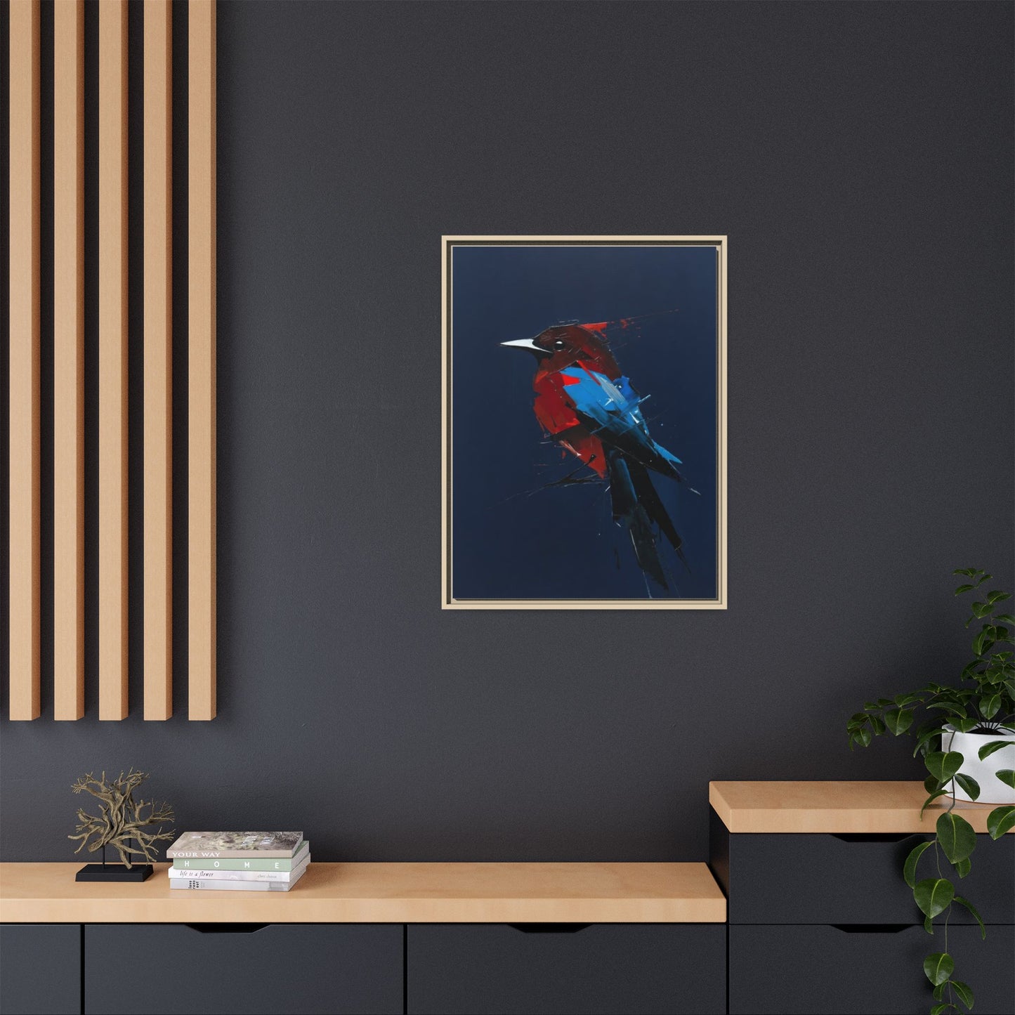 Matte Canvas, Framed (Multi-color)