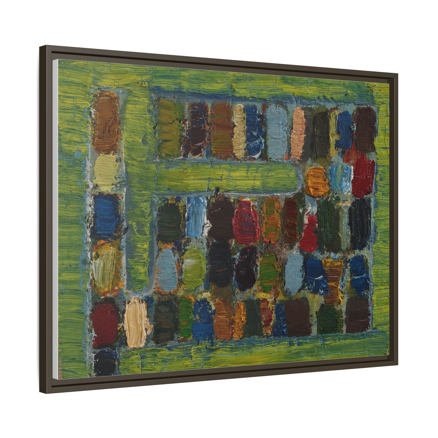 JMC-1970-3 by Jean-Michel Coulon Matte Canvas Framed Wall Art Print