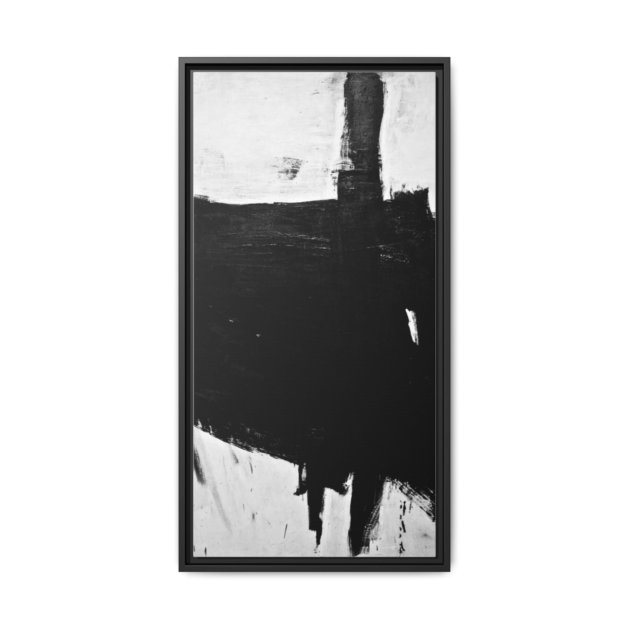 Sabra by Franz Kline Abstract Matte Canvas Framed Wall Art Print