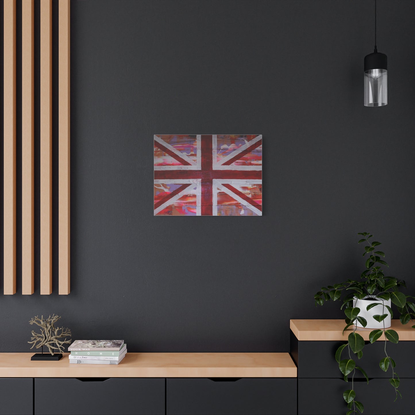 Union Jack is back! by Norman Barrett Matte Canvas Wall Art