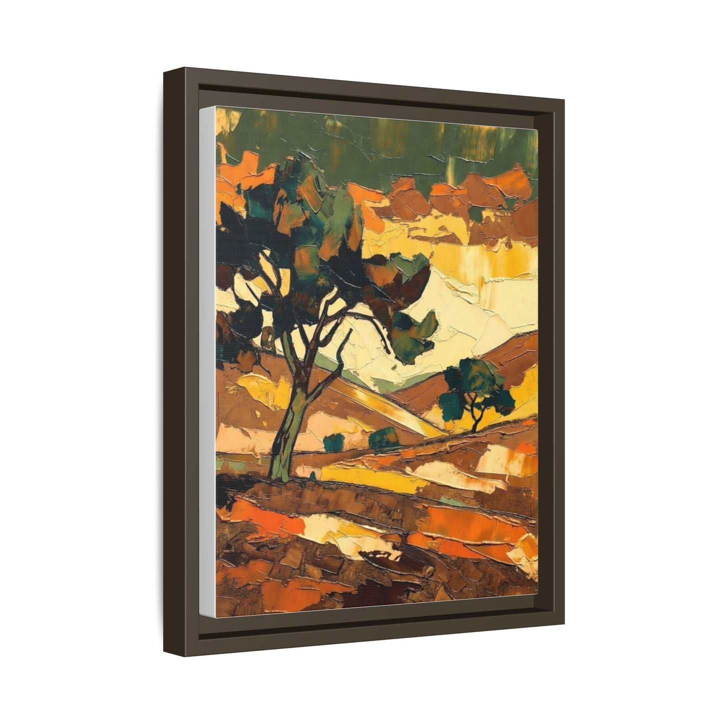 Framed Matte Canvas Landscape Art Print