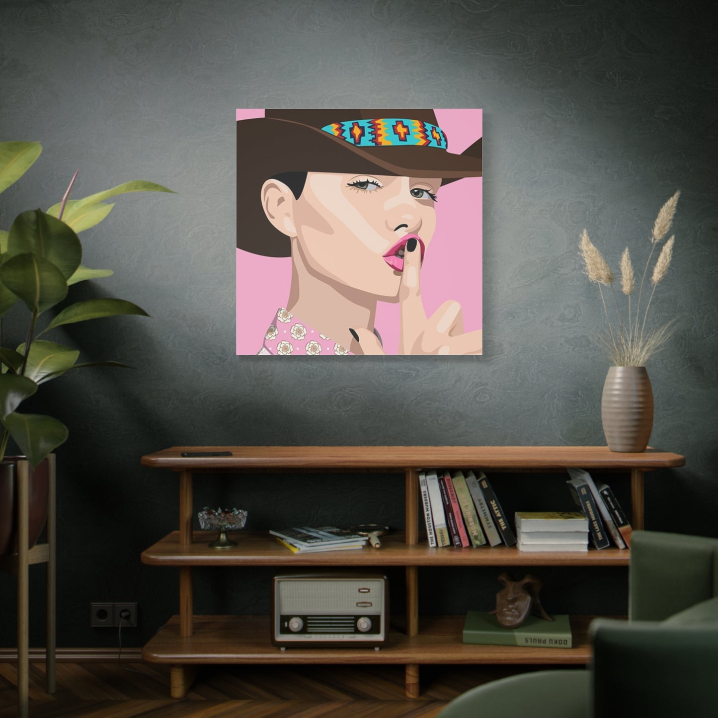 Vivid 63 by Orit Fuchs Canvas Wall Art Matte Stretched