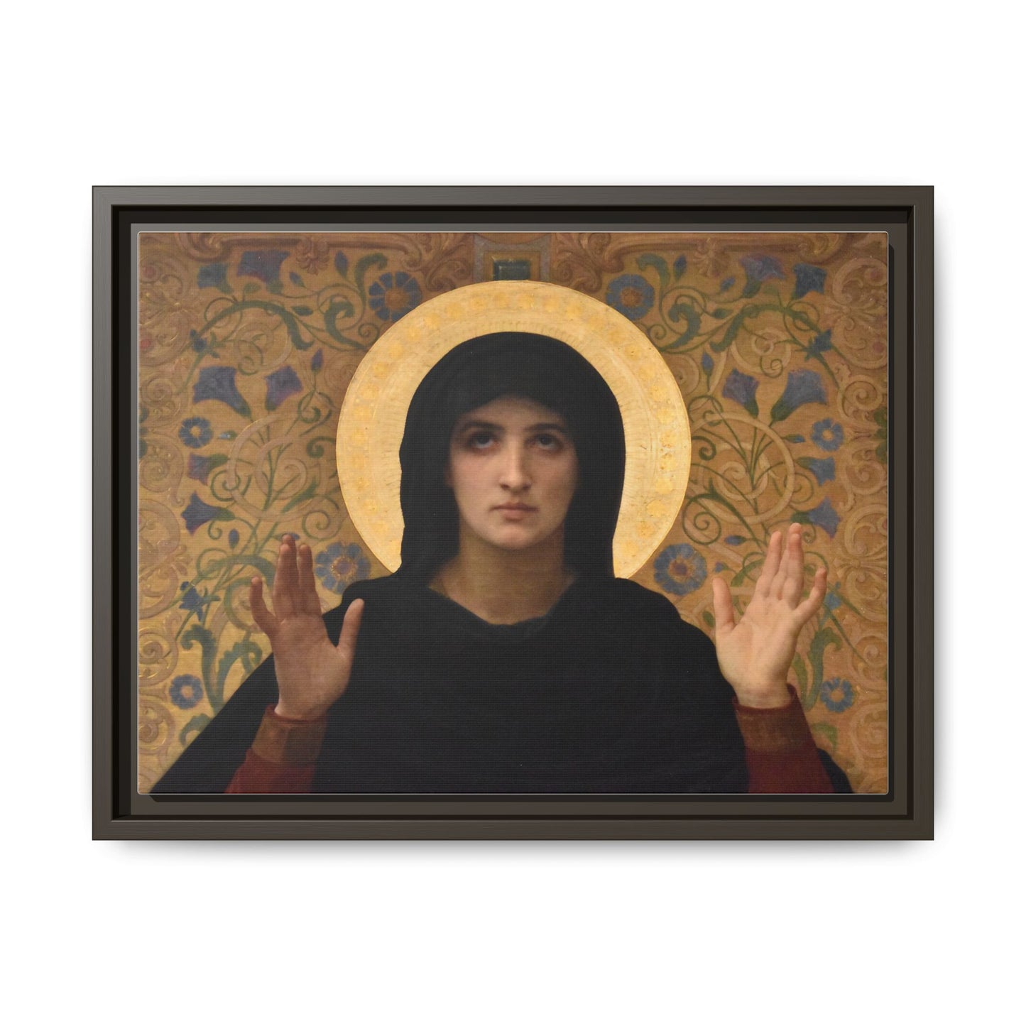 La Vierge consolatrice by William Adolphe Bouguereau Framed Matte Canvas Wall Art