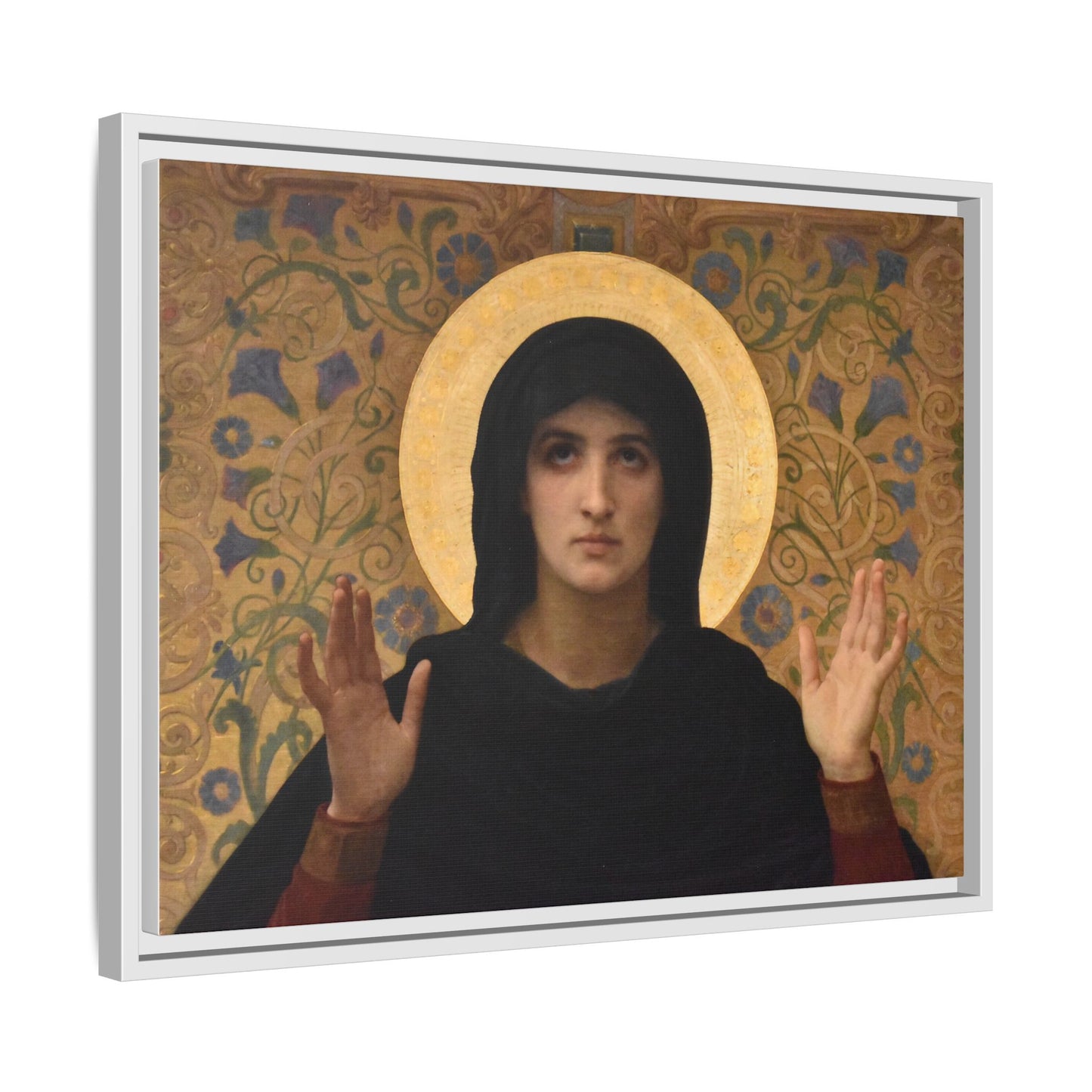 La Vierge consolatrice by William Adolphe Bouguereau Framed Matte Canvas Wall Art
