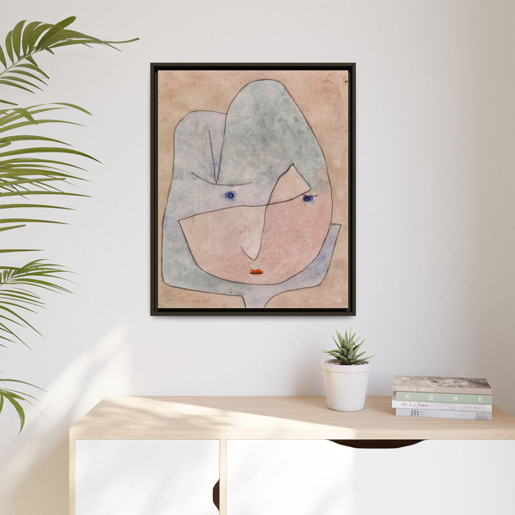 This Bloom is About to Wither by Paul Klee  Framed Matte Canvas Wall Art Print