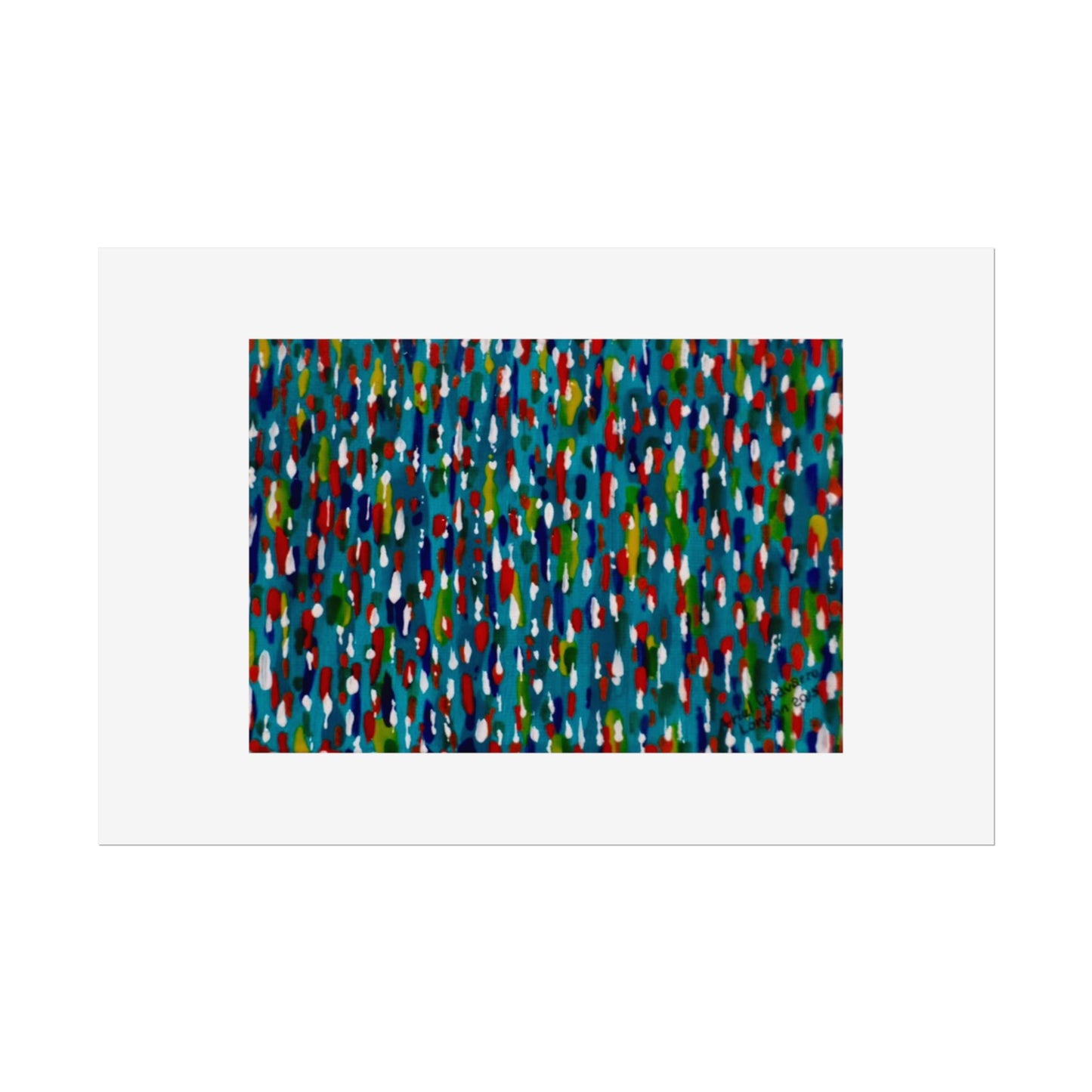 Colours Of The Soul Reflecting On Water by Ariel Chavarro Avila Wall Art Print