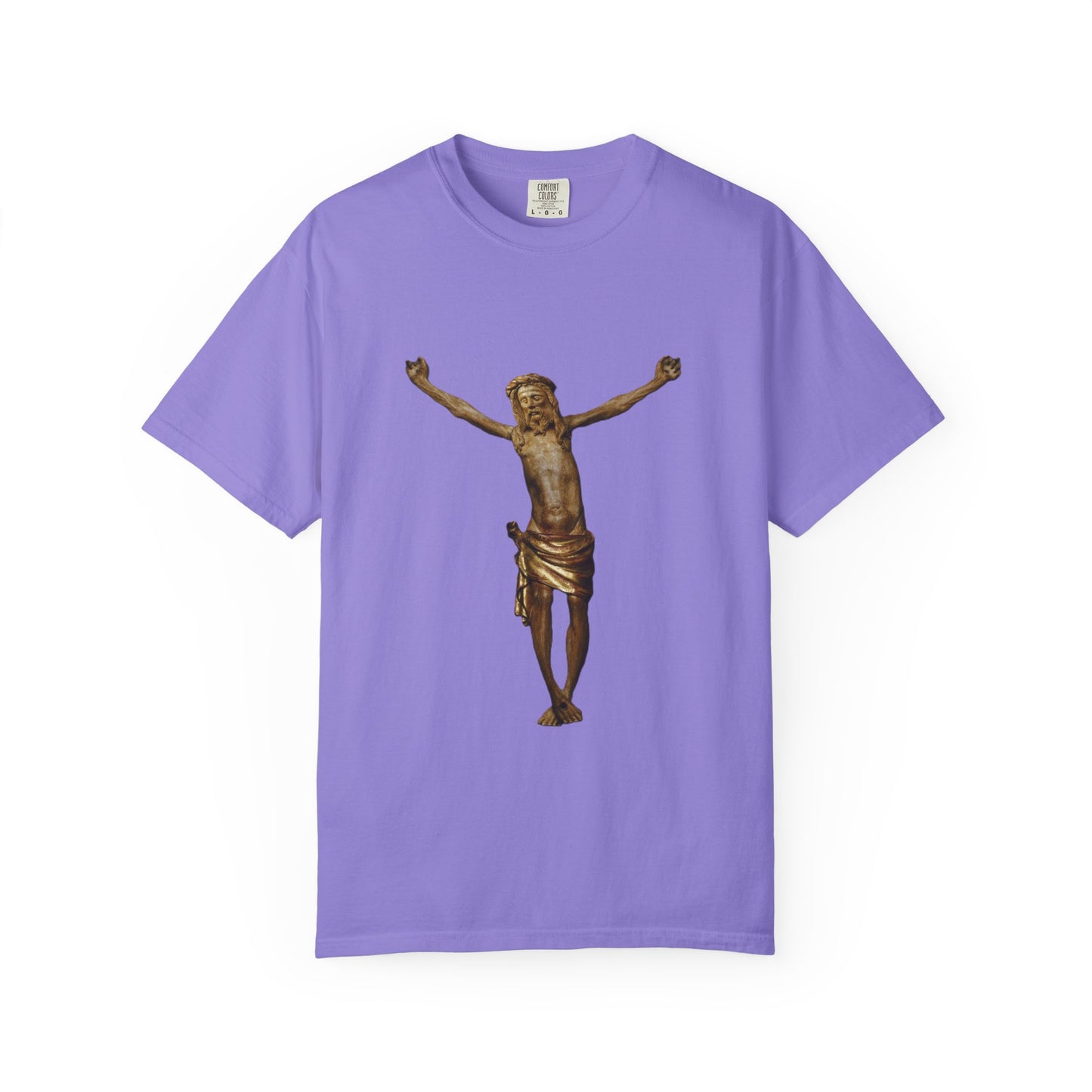 Unisex Christ on the cross Garment-Dyed T-shirt