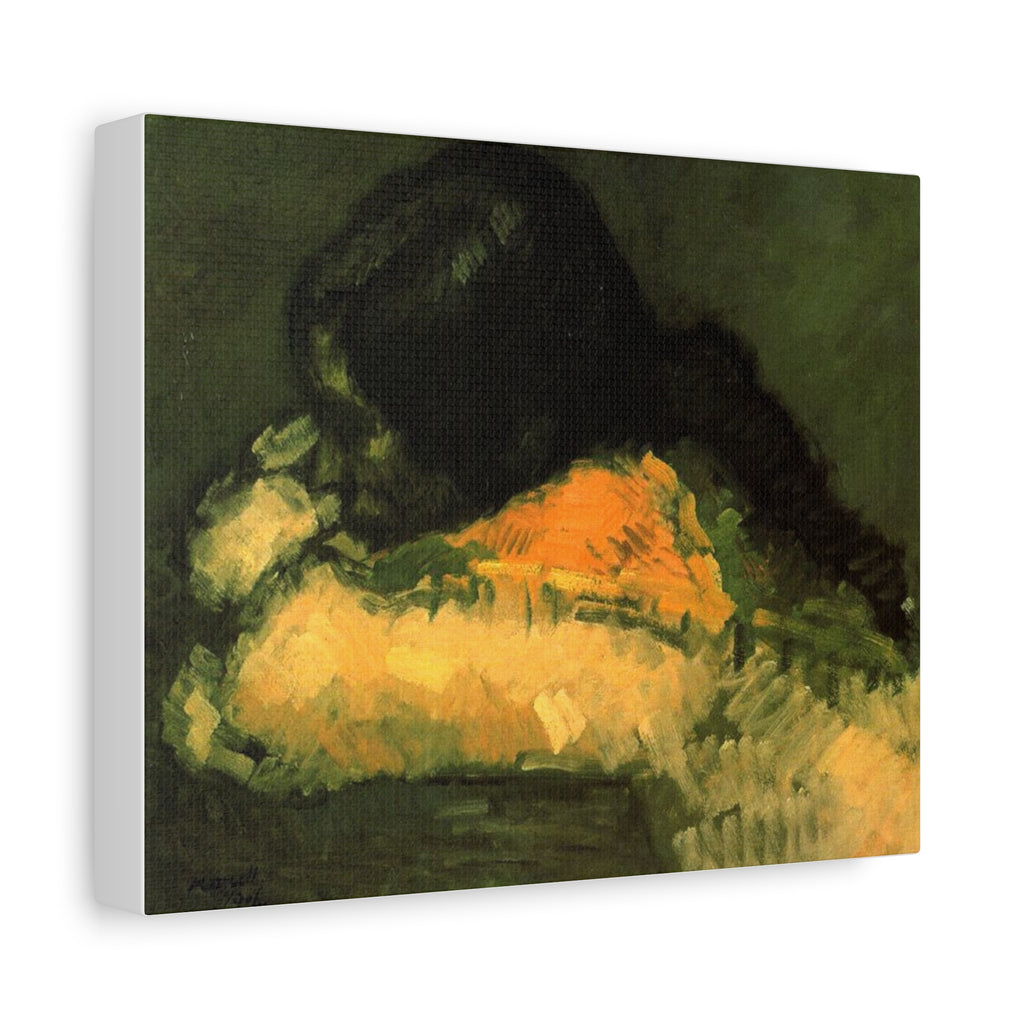 La Chata by Isidre Nonell Matte Canvas Wall Art Print