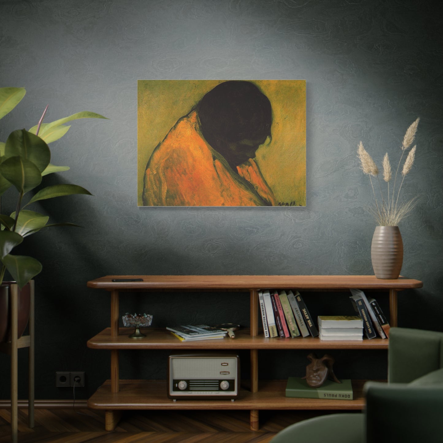 Amparo by Isidre Nonell Matte Stretched Canvas Wall Art Print