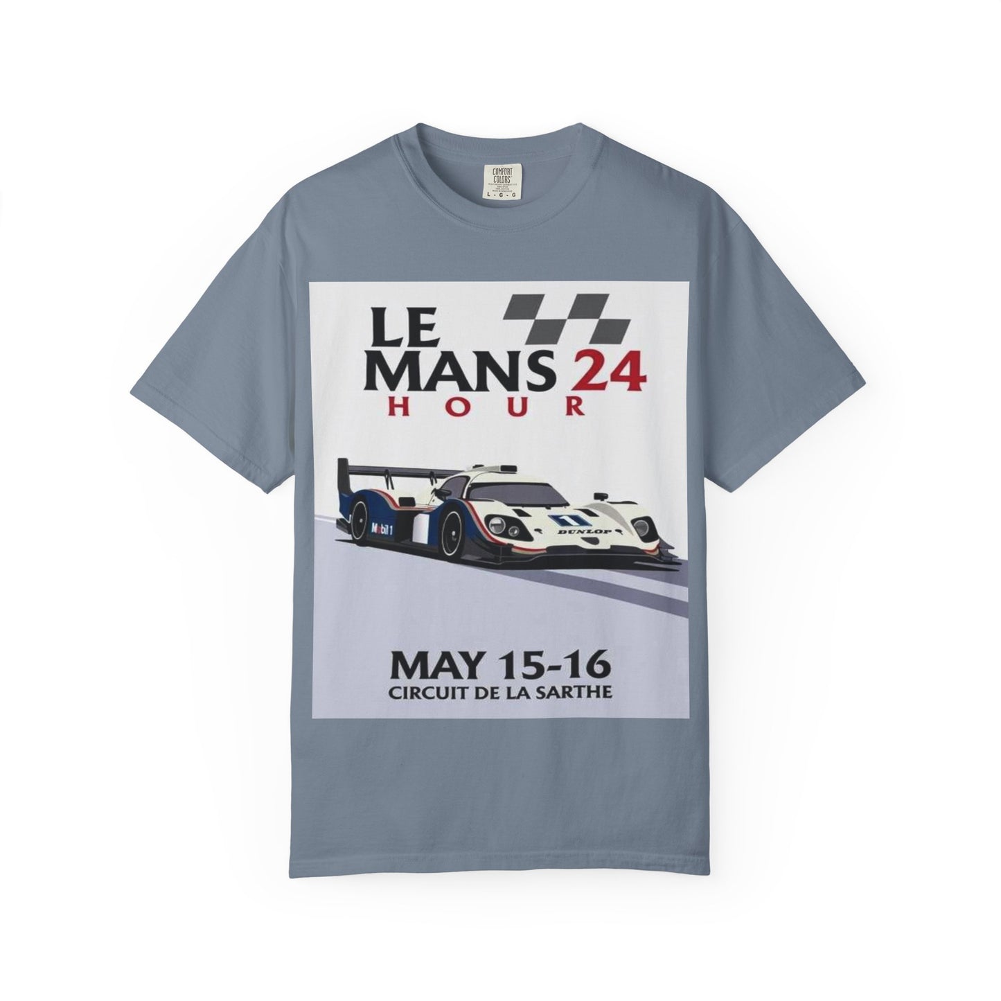 Le Mans 24 Hour Racing Poster T-Shirt — May 15-16 Circuit de la Sarthe