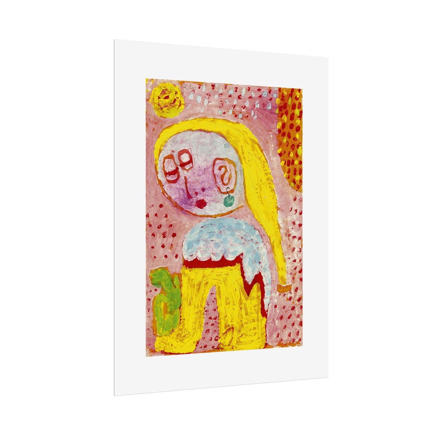 Magdalena vor der Bekehrung by Paul Klee Abstract Wall Art Poster