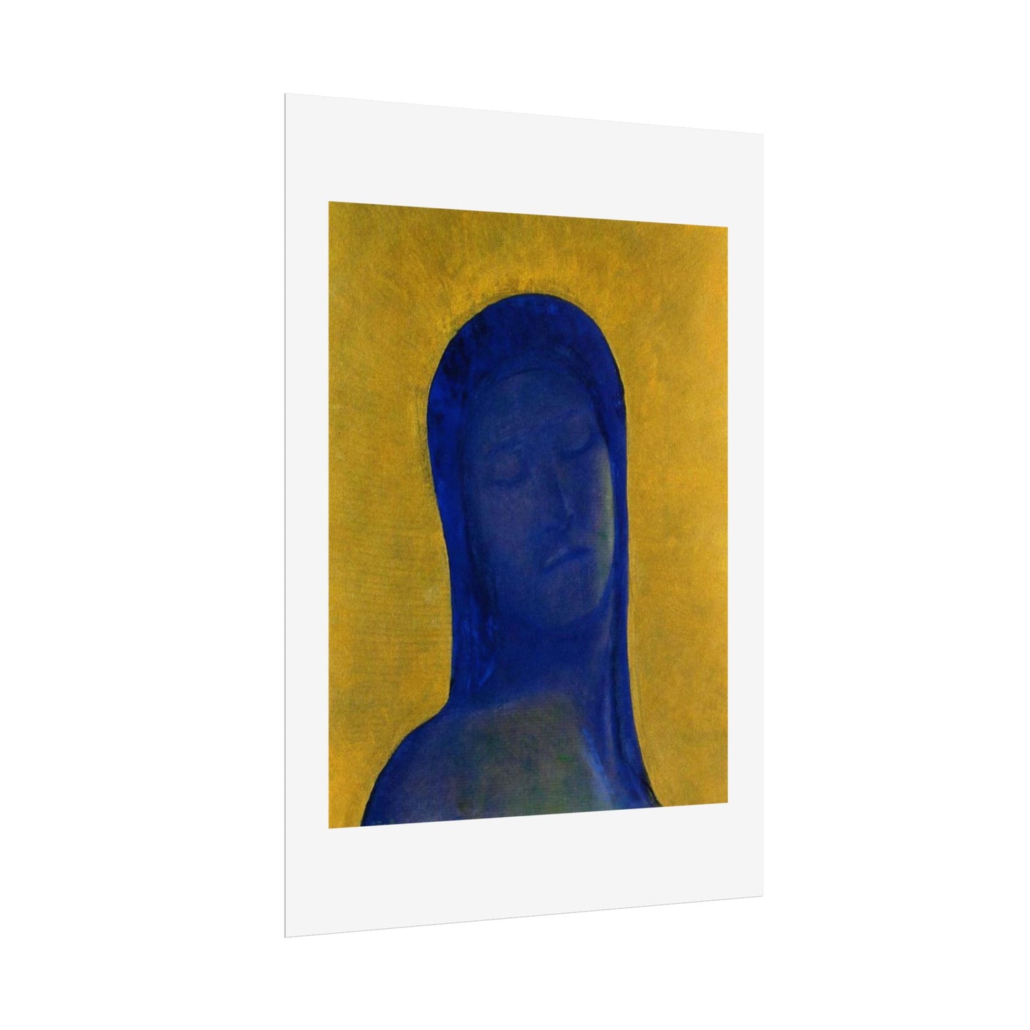 Closed Eyes by Odilon Redon Wall Art Print