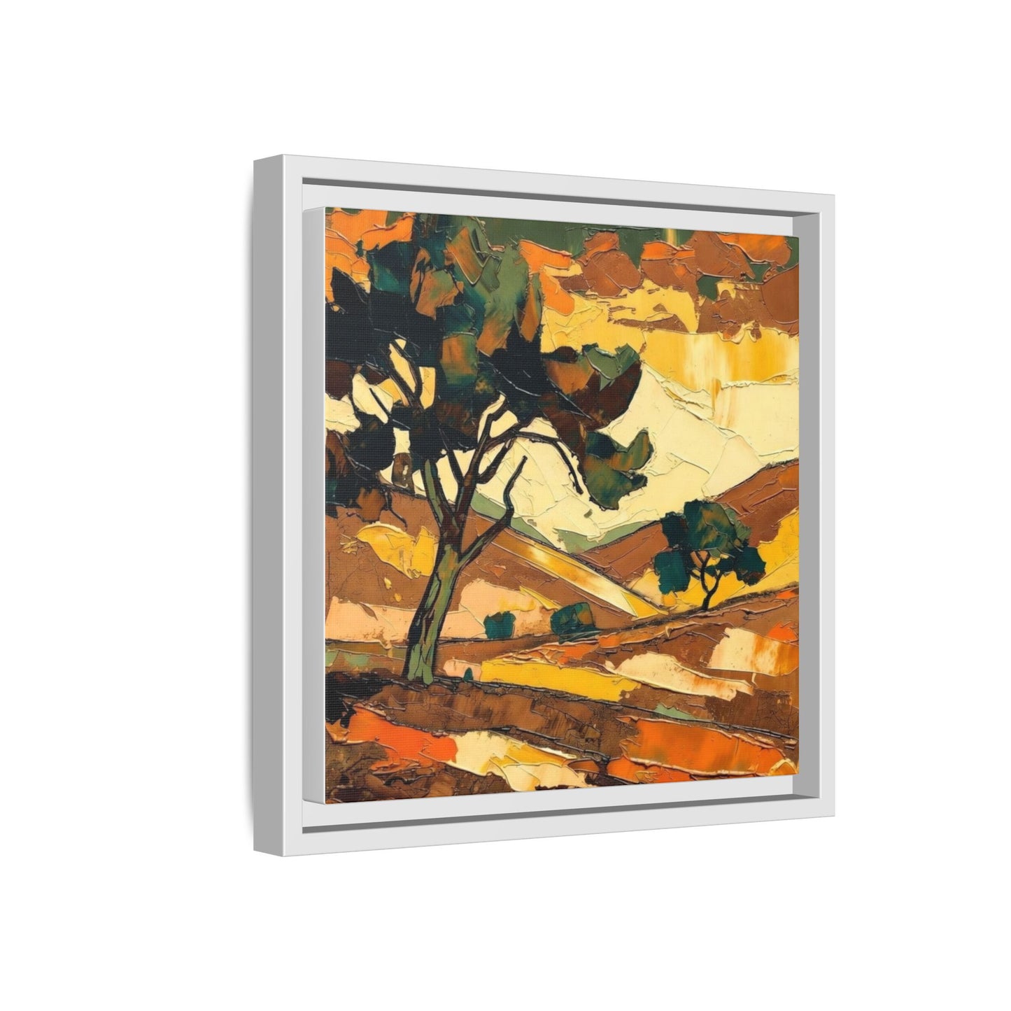 Framed Matte Canvas Landscape Art Print