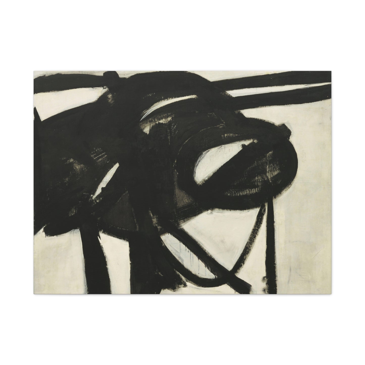 Chief by Franz Kline Abstract Matte Canvas Wall Art