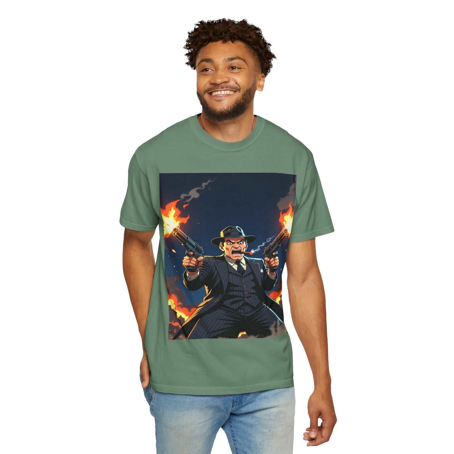 Gangster T‑Shirt — Vintage Outlaw Graphic Tee