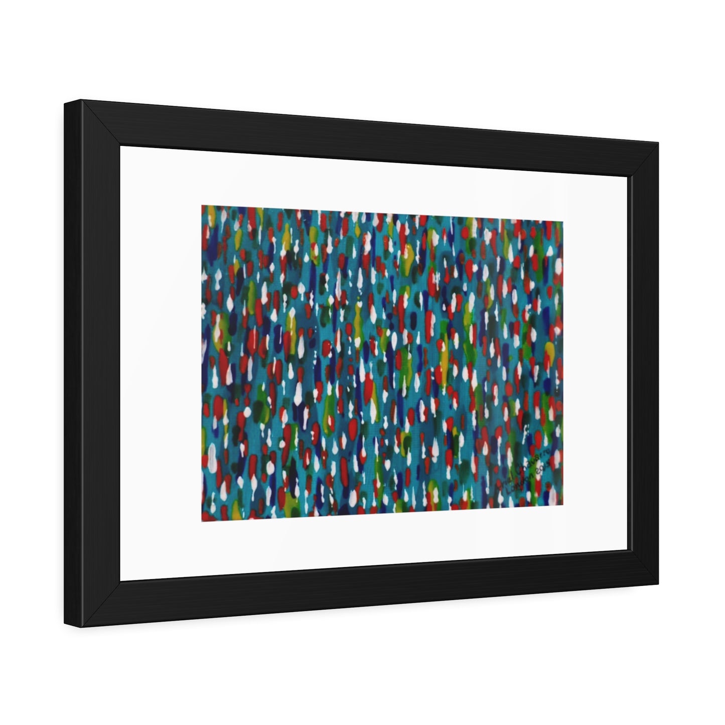Colours Of The Soul Reflecting On Water by Ariel Chavarro Avila Framed Wall Art Print