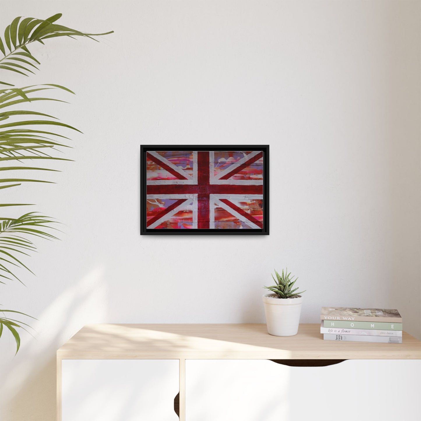 Union Jack is back! by Norman Barrett Framed Matte Canvas Print Wall Art