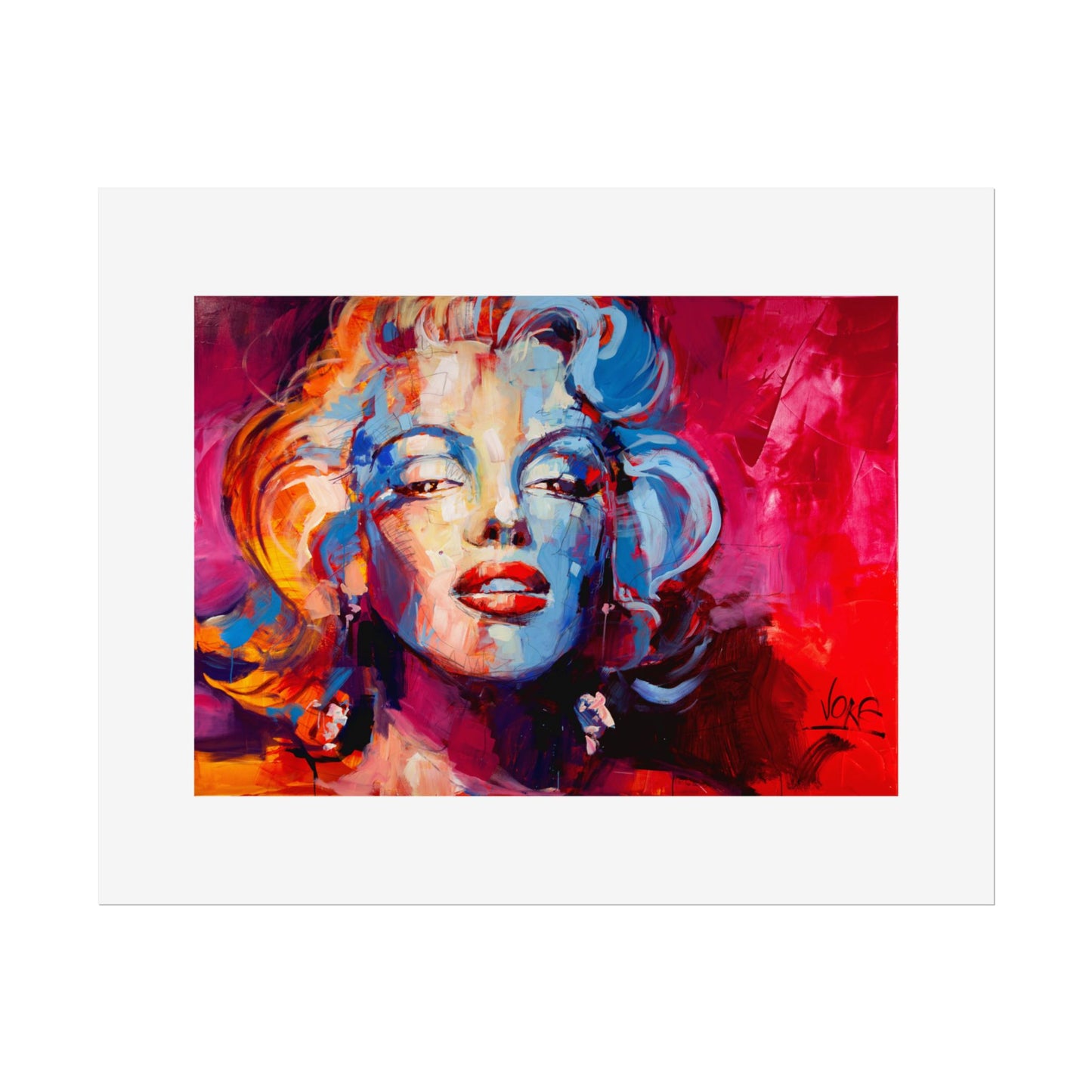 Marilyn Monroe attributed to Voke Wall Pop Art Poster