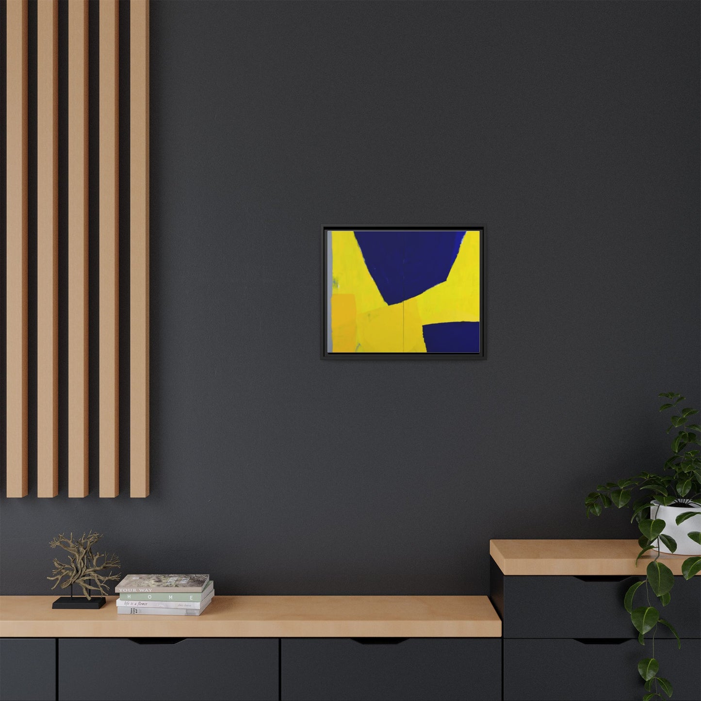 Lantenhammer by Lageplan Atelier Framed Modern Wall Art