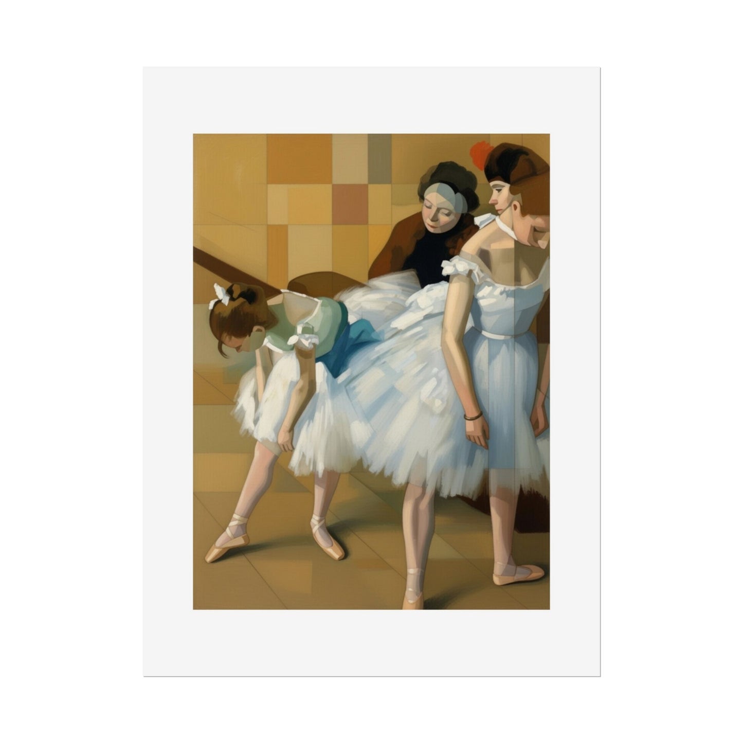 Ballet Dancers Rolled Poster — Classic Impressionist Ballerina Wall Art