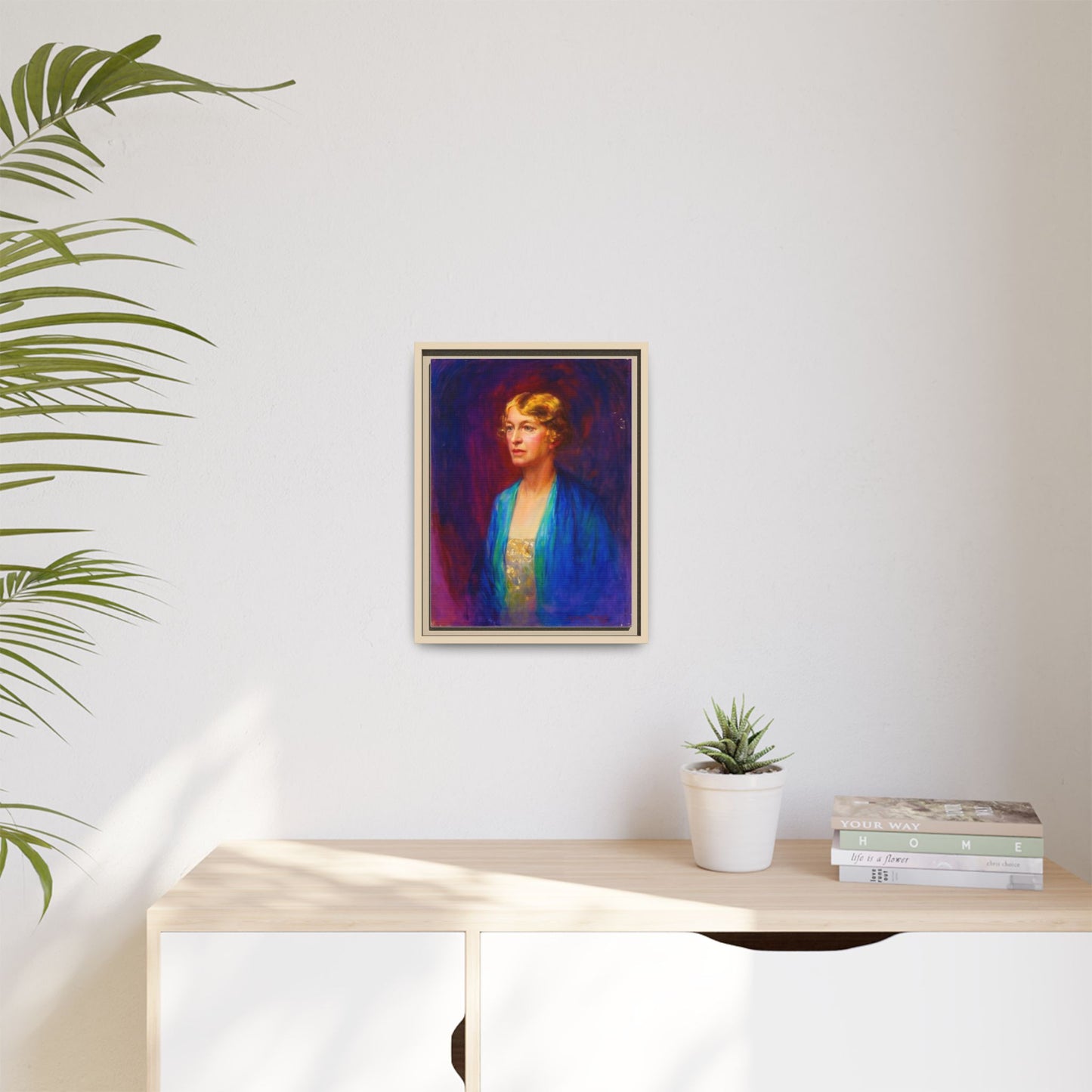 Matte Canvas Portrait , Framed (Multi-color)