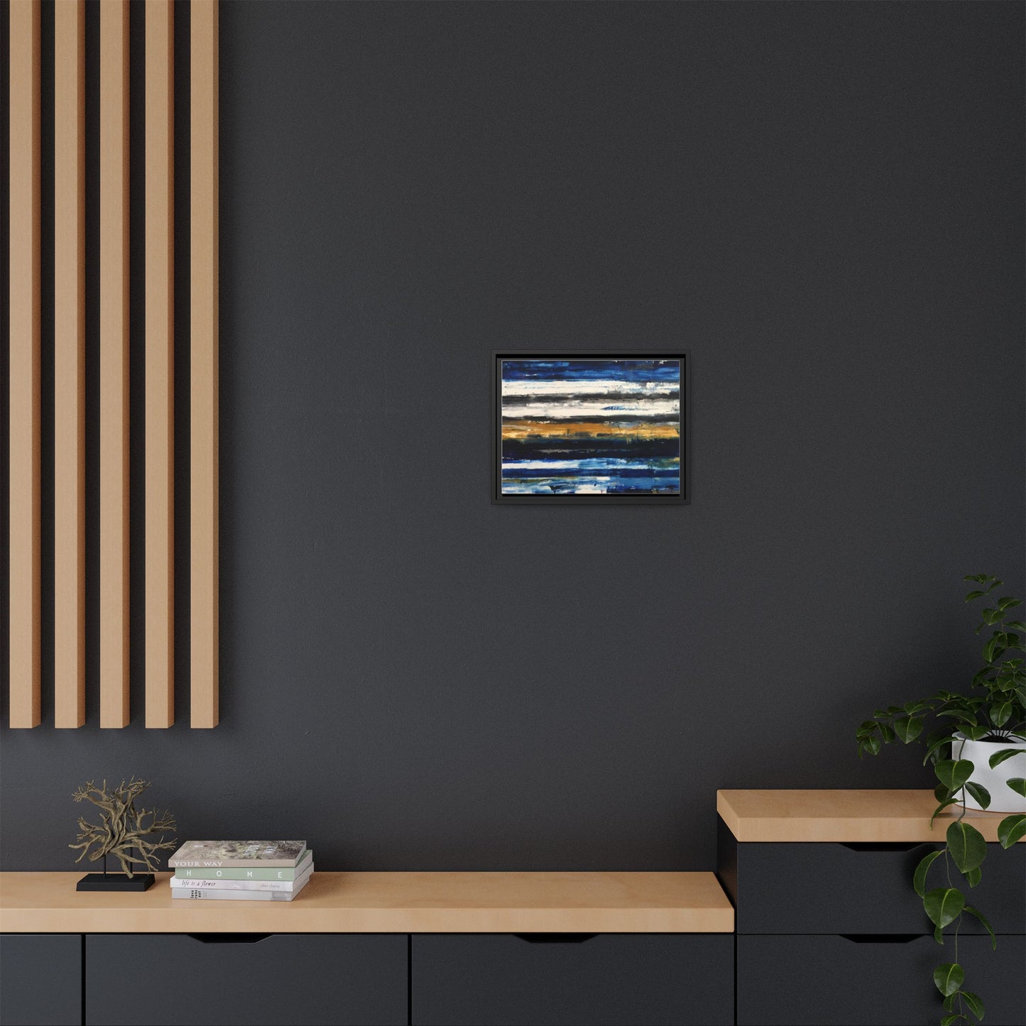 Tiny Buddha by Todd Williamson Framed Matte Canvas Abstract  Wall Art