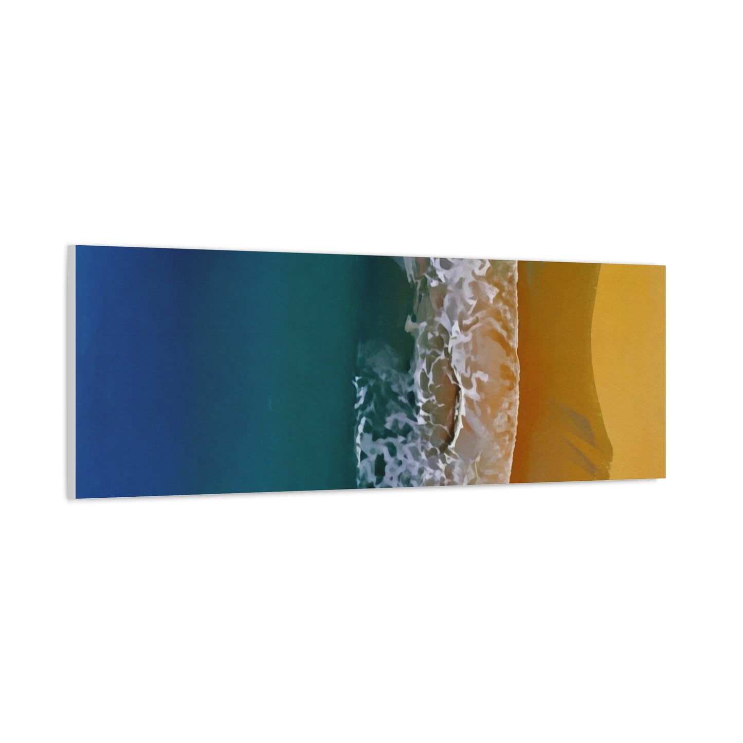 Coastal Waves Matte Canvas Print — Ocean Beach Wall Art