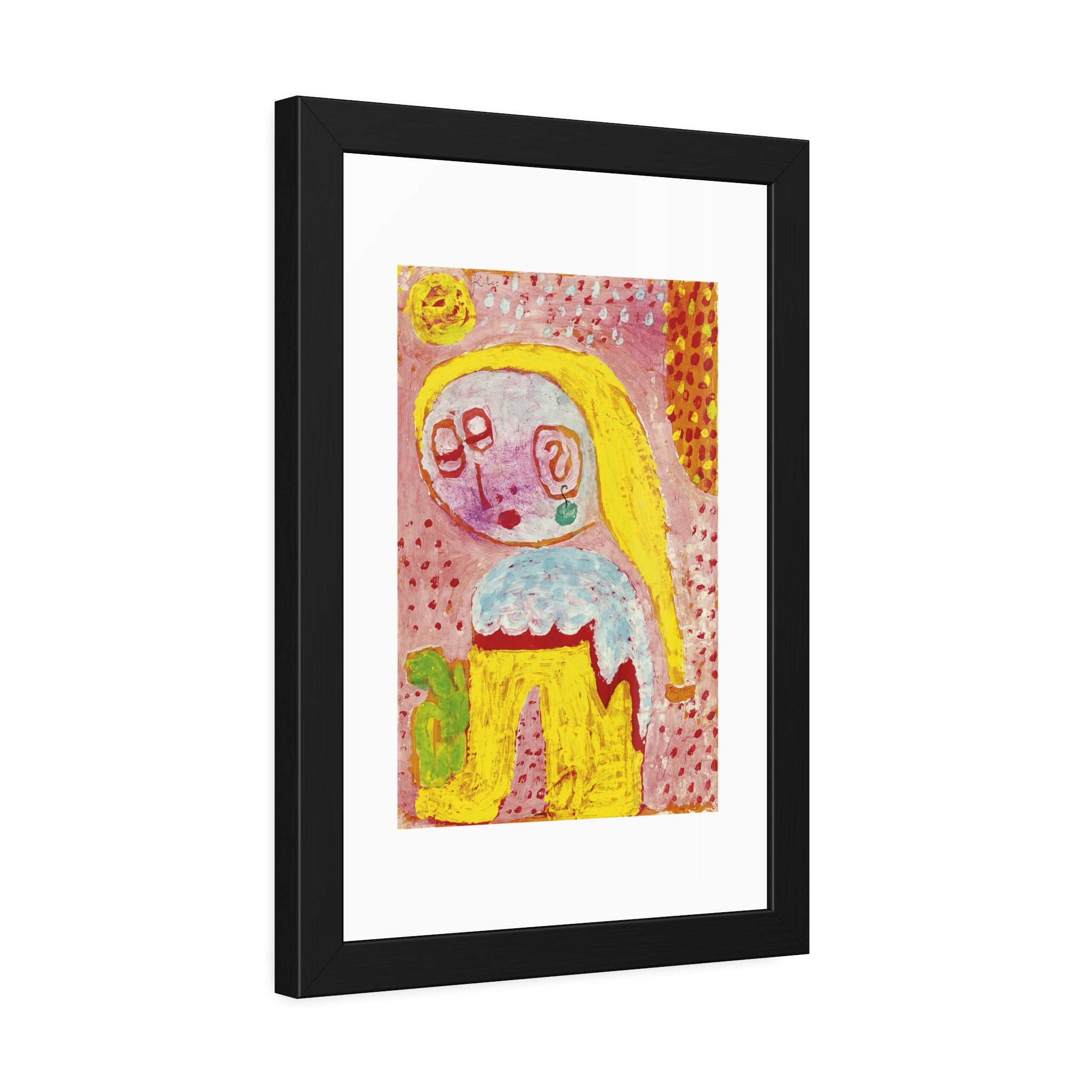 Magdalena vor der Bekehrung by Paul Klee Framed Abstract Wall Art Print