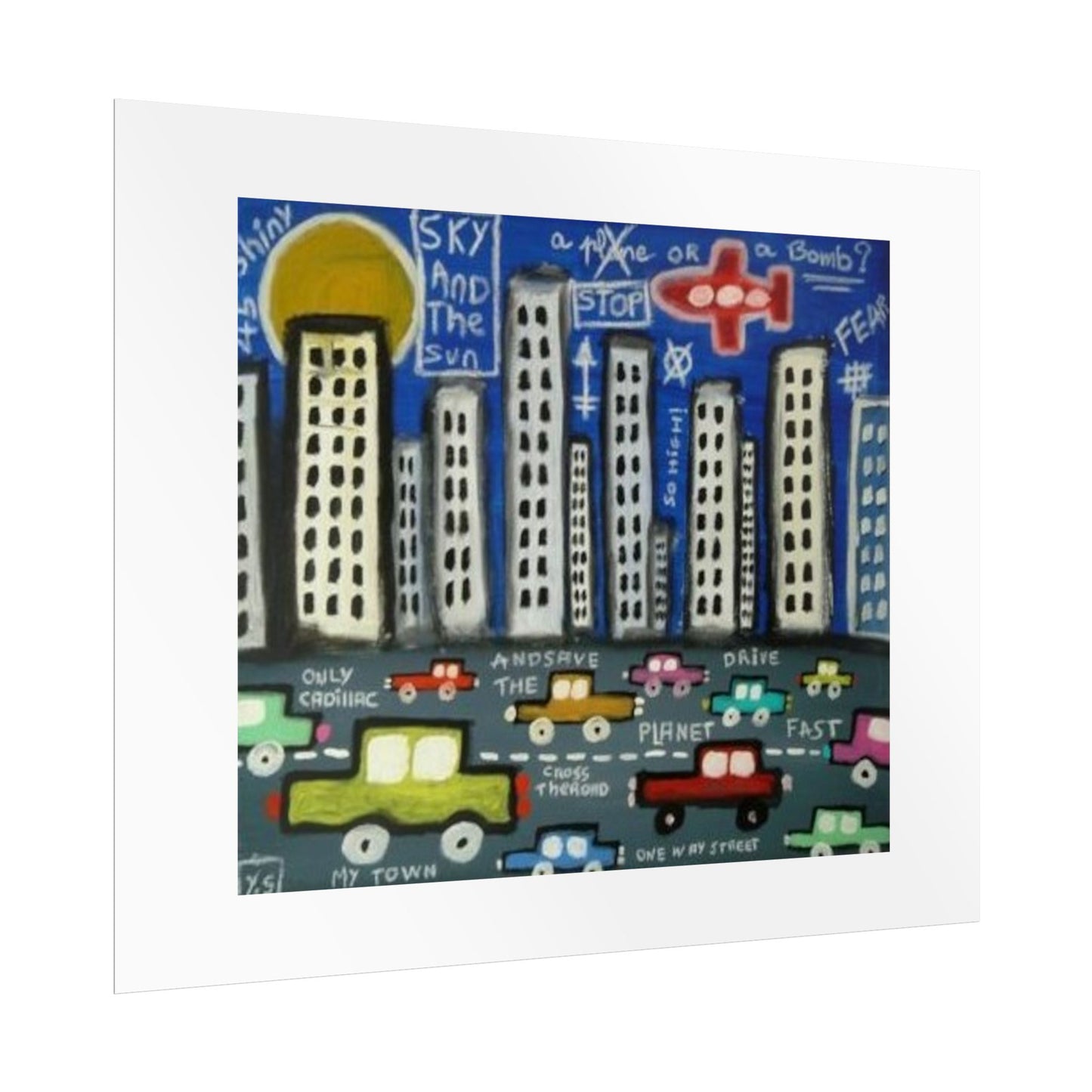 Only Cadillac 2 by Yann Sciberras Wall Art Print