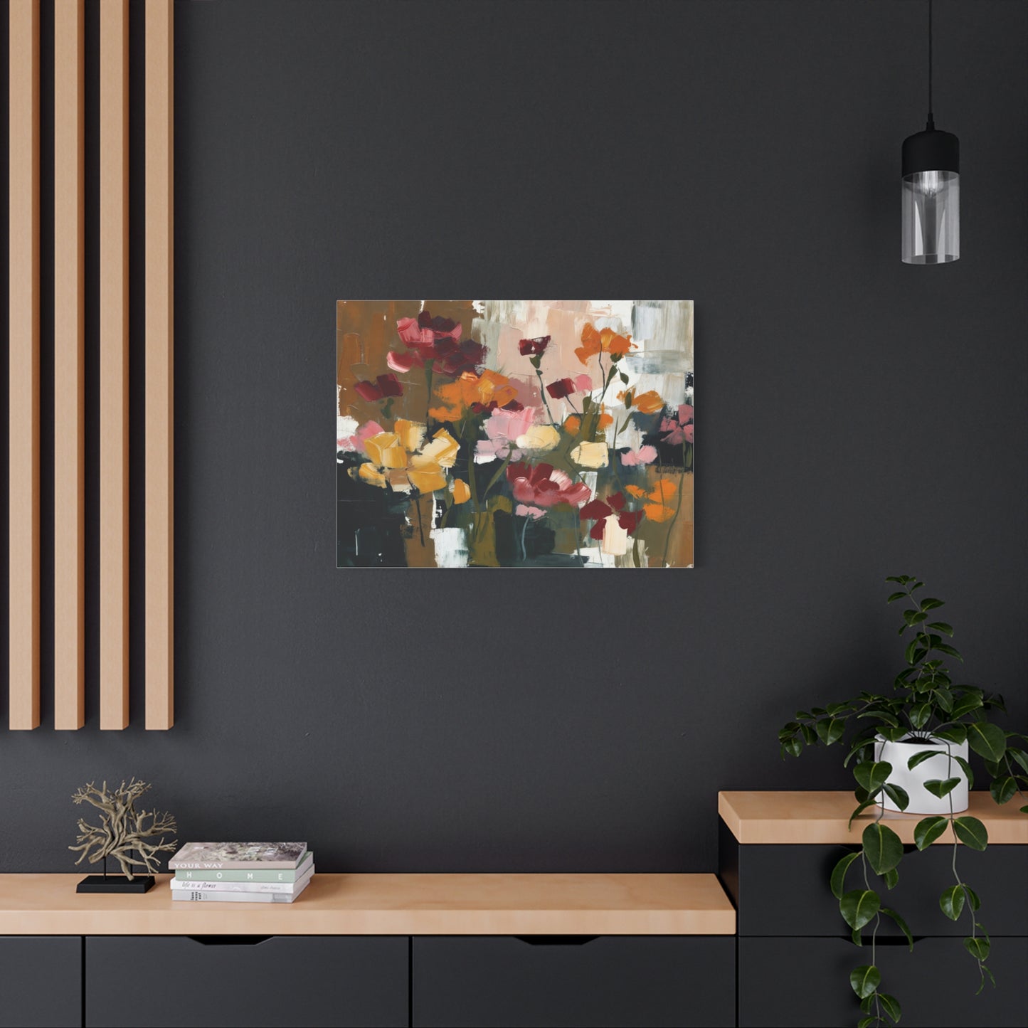 Flowers Matte Canvas, Stretched, 1.25"