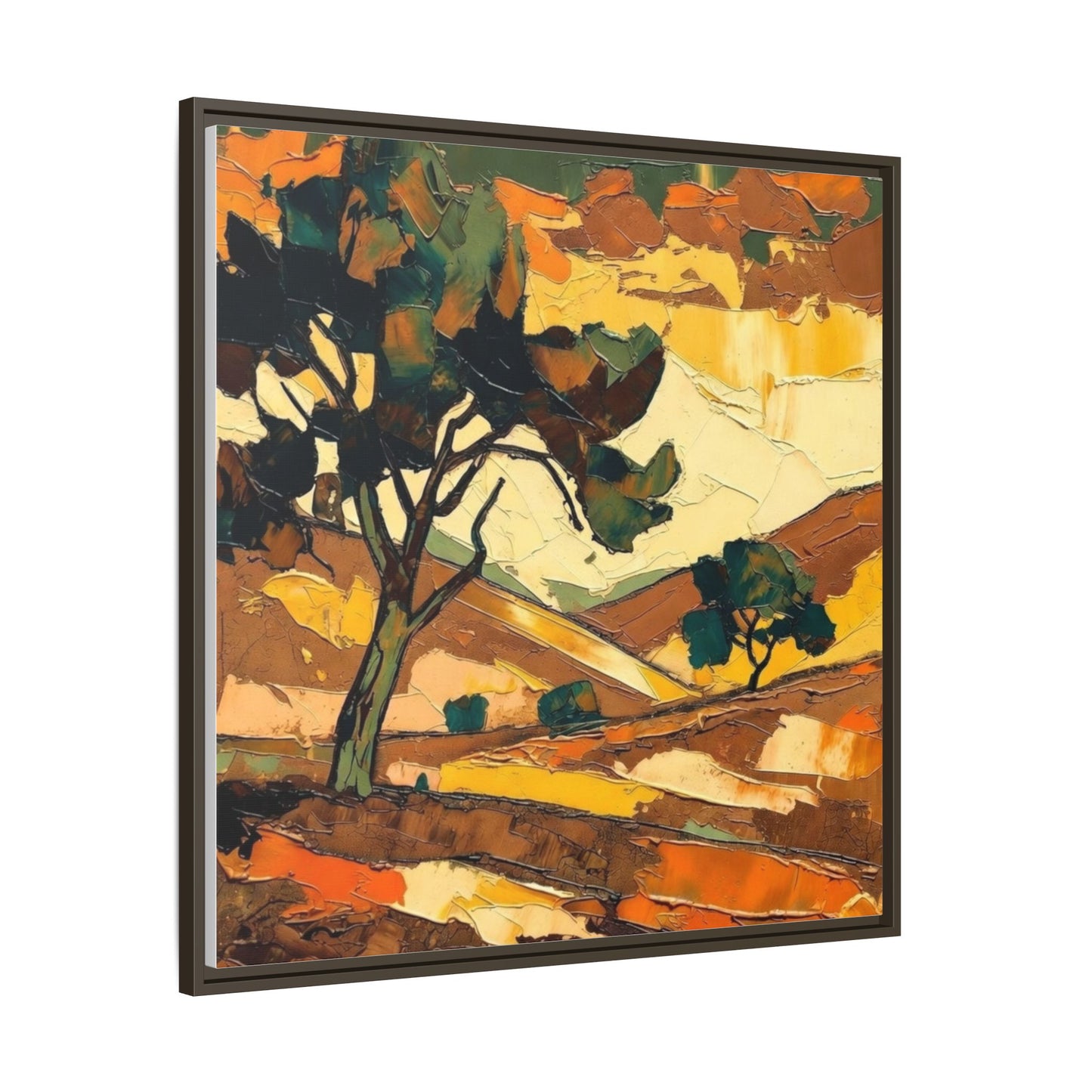 Framed Matte Canvas Landscape Art Print