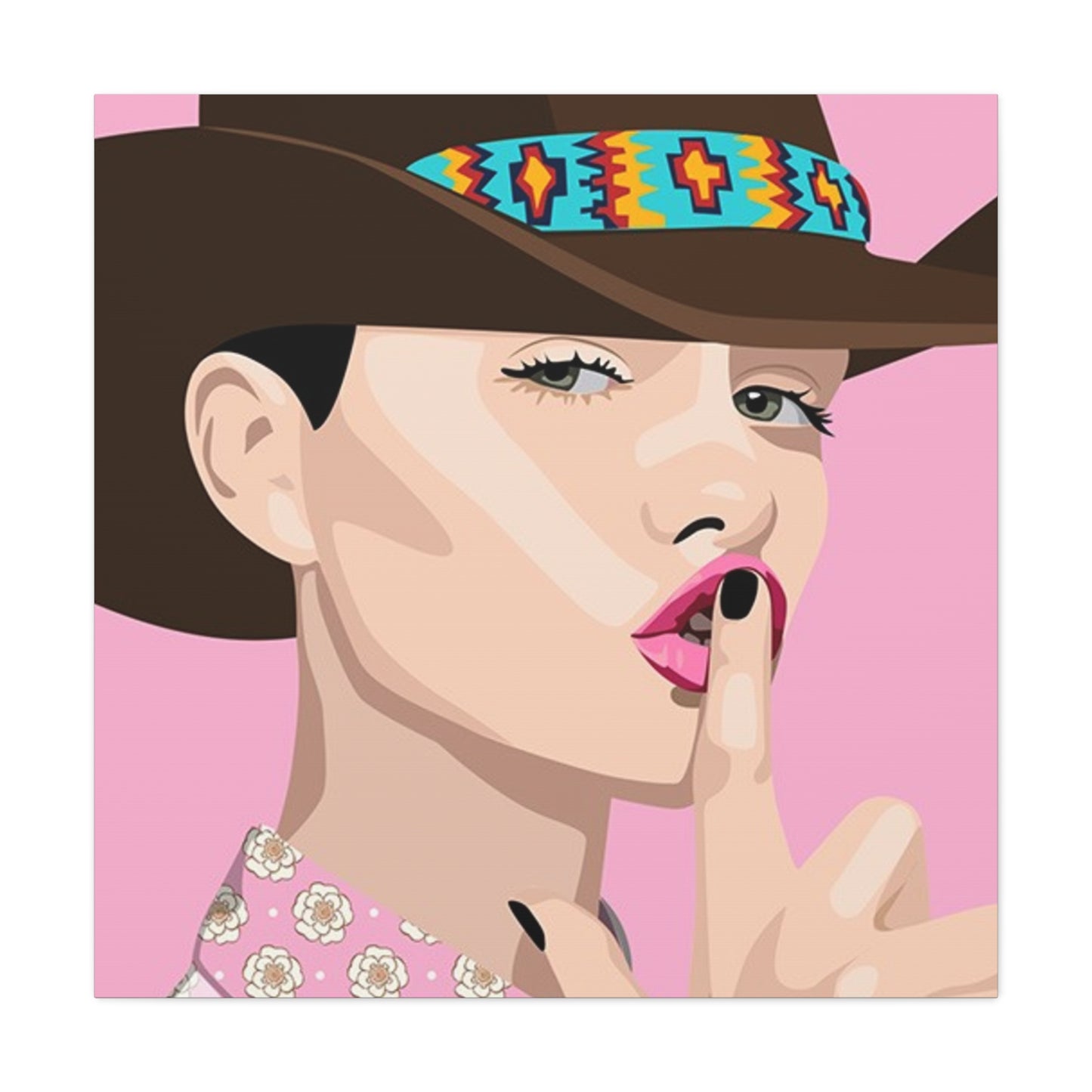 Vivid 63 by Orit Fuchs Canvas Wall Art Matte Stretched