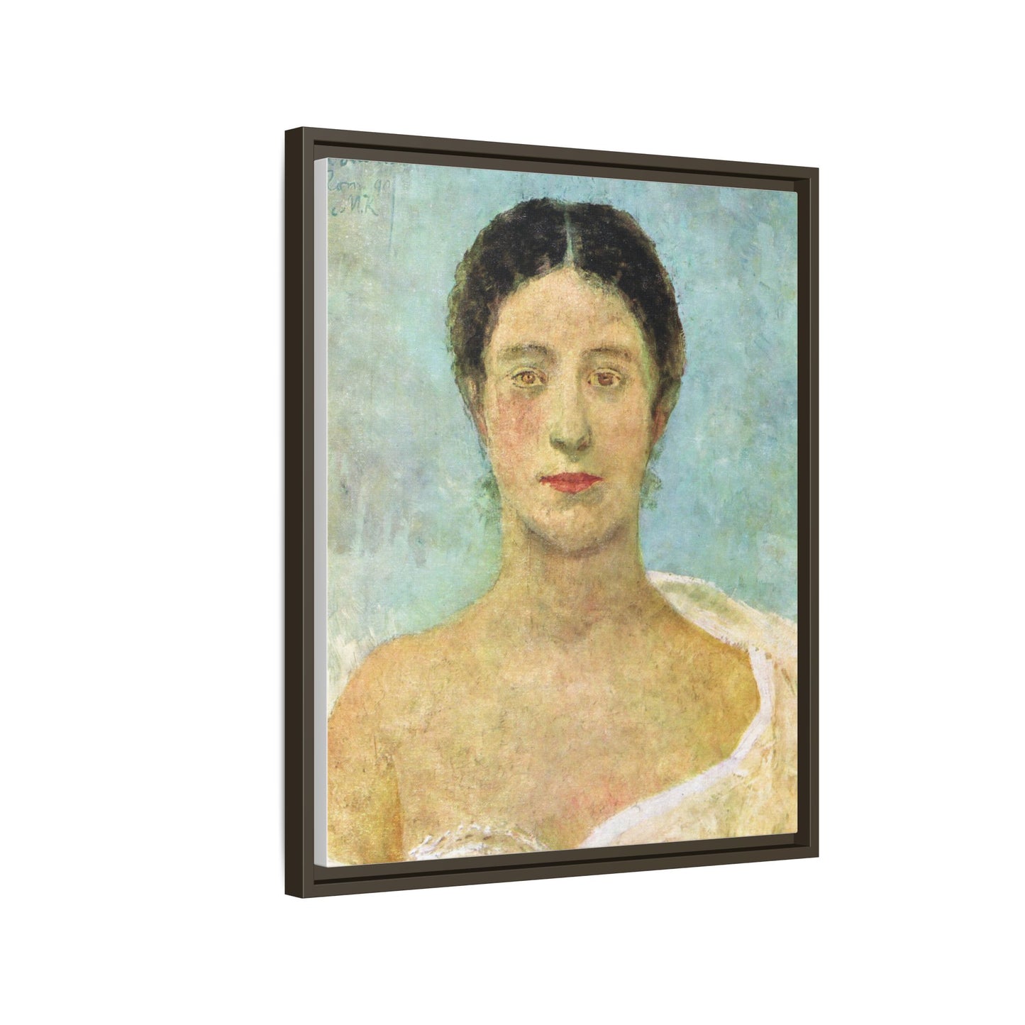 Bianca by Max Klinger Framed Matte Canvas Portrait Print