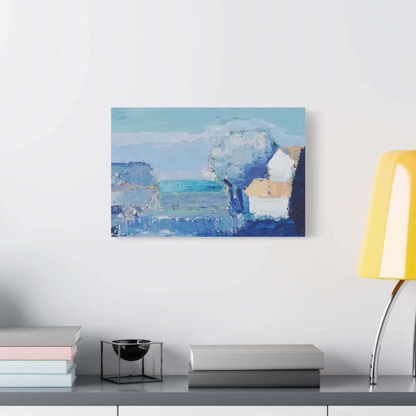Paysage de Provence by Nicolas de Staël Matte Stretched Wall Art Print