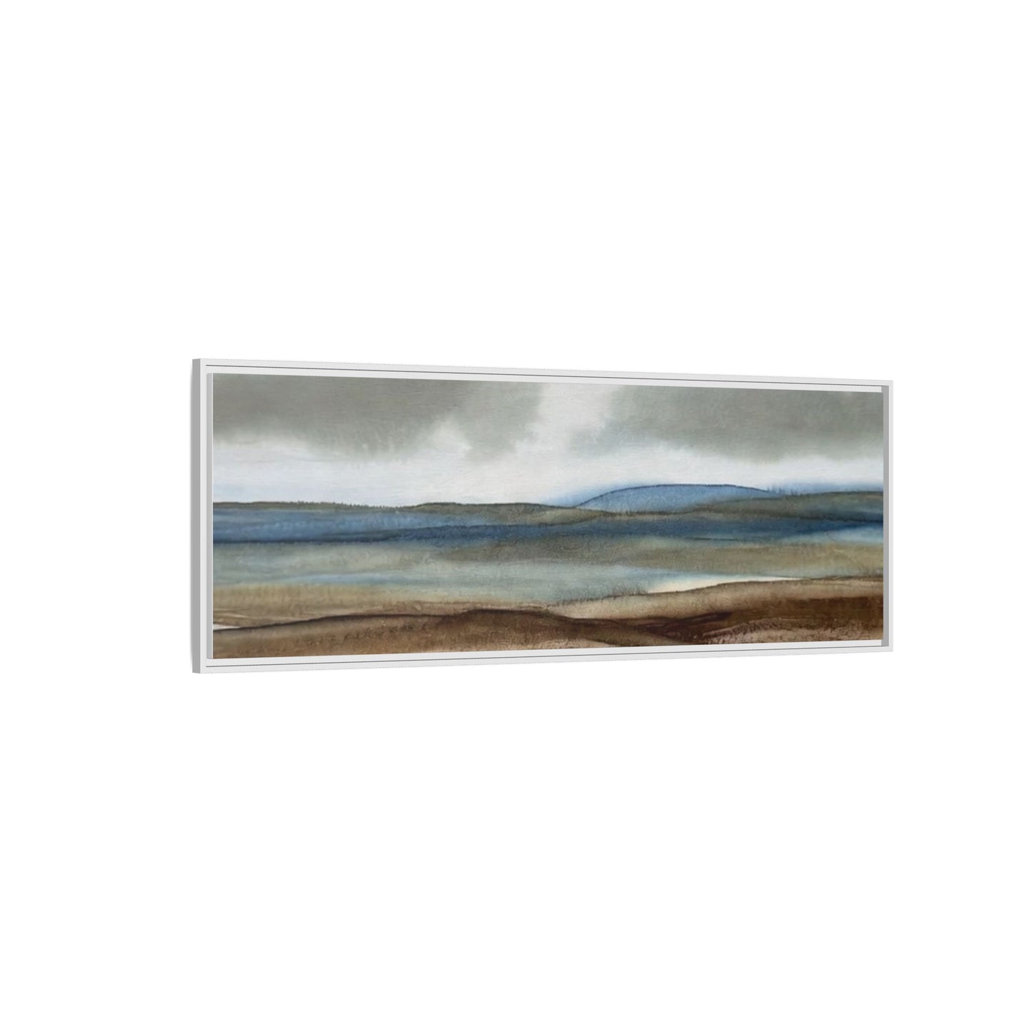 Matte Canvas Landscape, Framed (Multi-color)