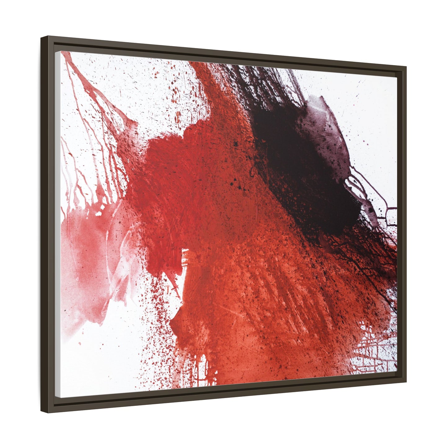Flame by Natalija Miladinovic Matte Canvas Framed Wall Art