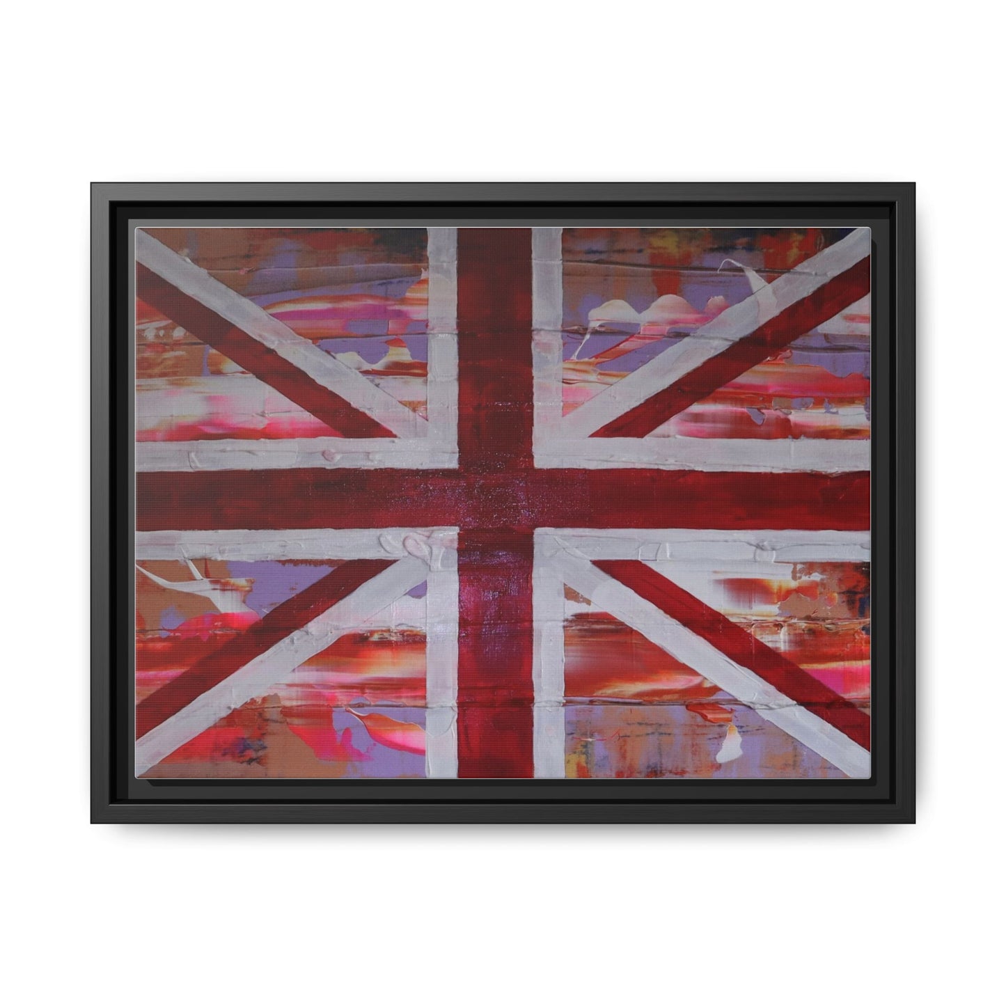 Union Jack is back! by Norman Barrett Framed Matte Canvas Print Wall Art