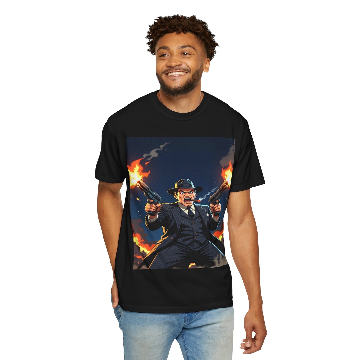 Gangster T‑Shirt — Vintage Outlaw Graphic Tee