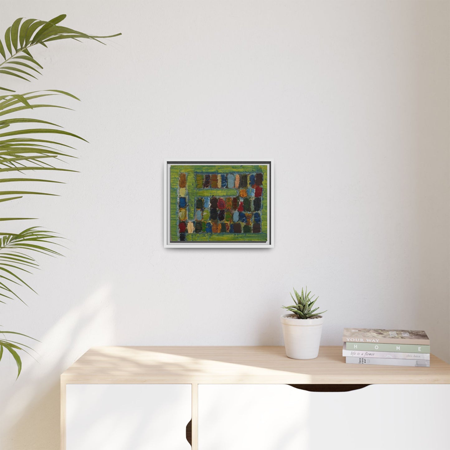 JMC-1970-3 by Jean-Michel Coulon Matte Canvas Framed Wall Art Print