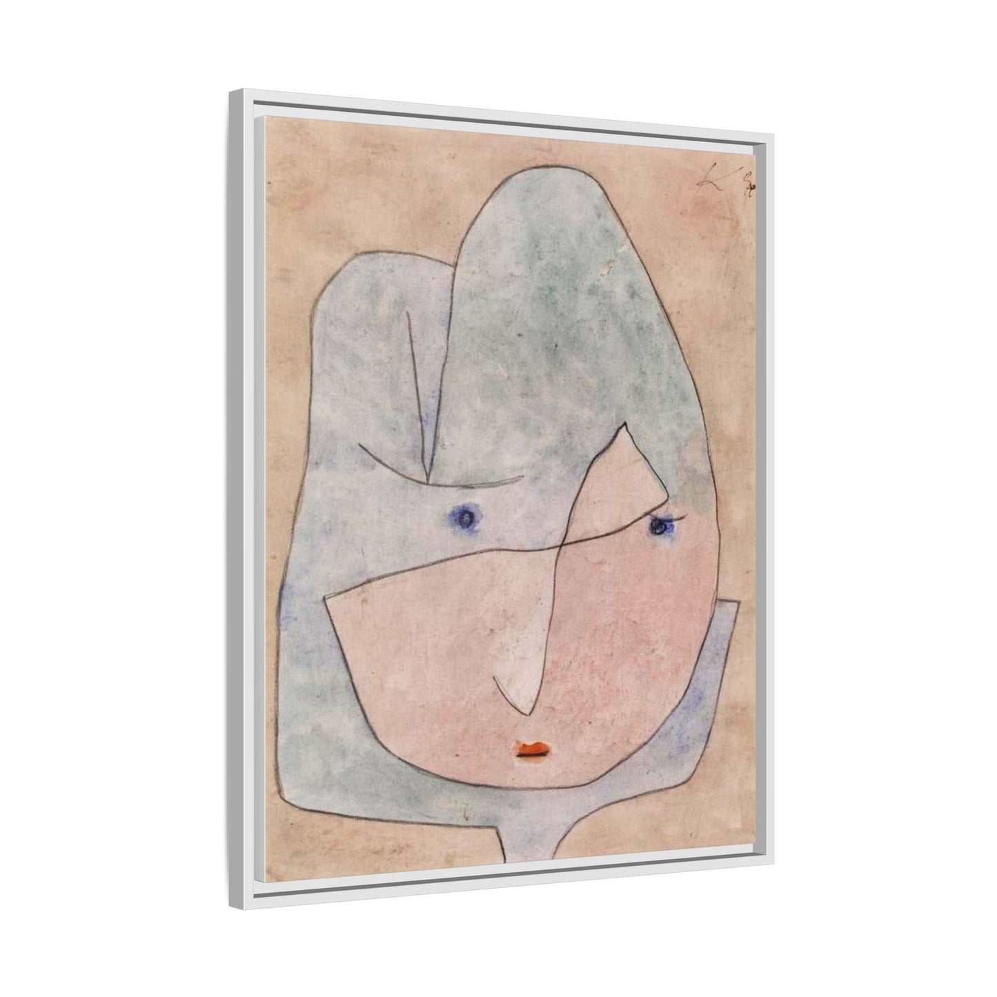 This Bloom is About to Wither by Paul Klee  Framed Matte Canvas Wall Art Print